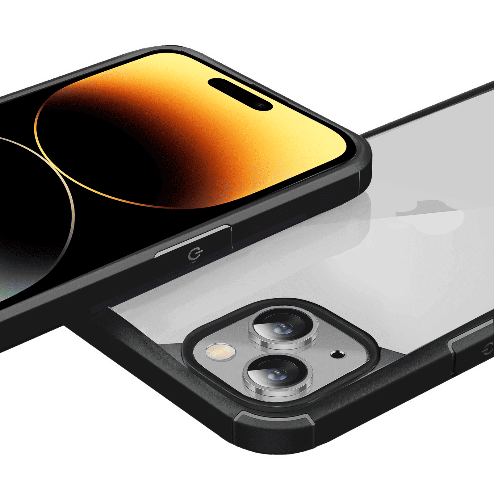 Gripp Defender Hard Polycarbonate & TPU Back Cover for Apple iPhone 13 Plus (Supports Wireless Charging, Black)_7