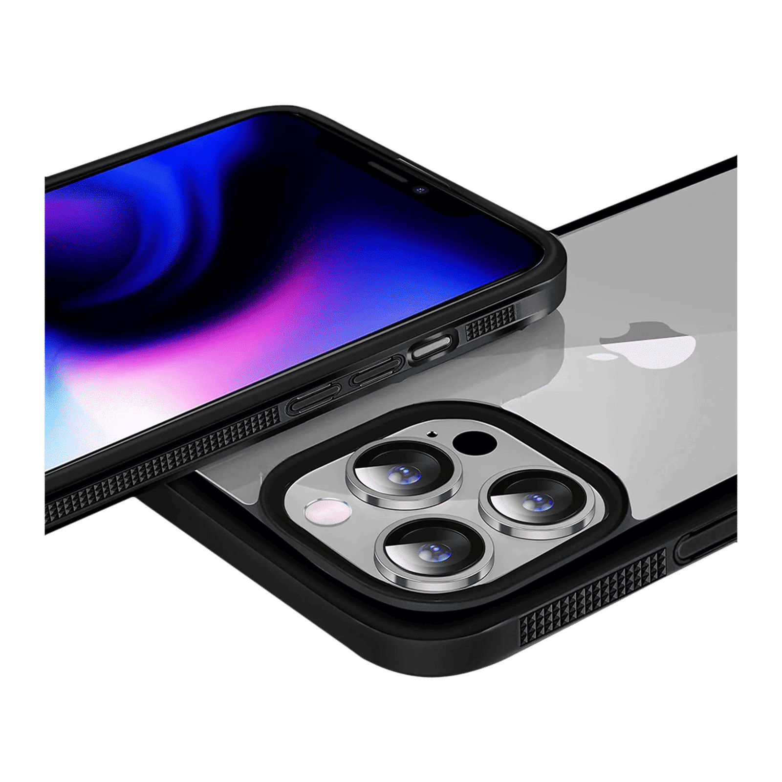 GRIPP Stark Hard Polycarbonate & TPU Back Cover for Apple iPhone 14 Pro Max (Drop Protection, Black)_7