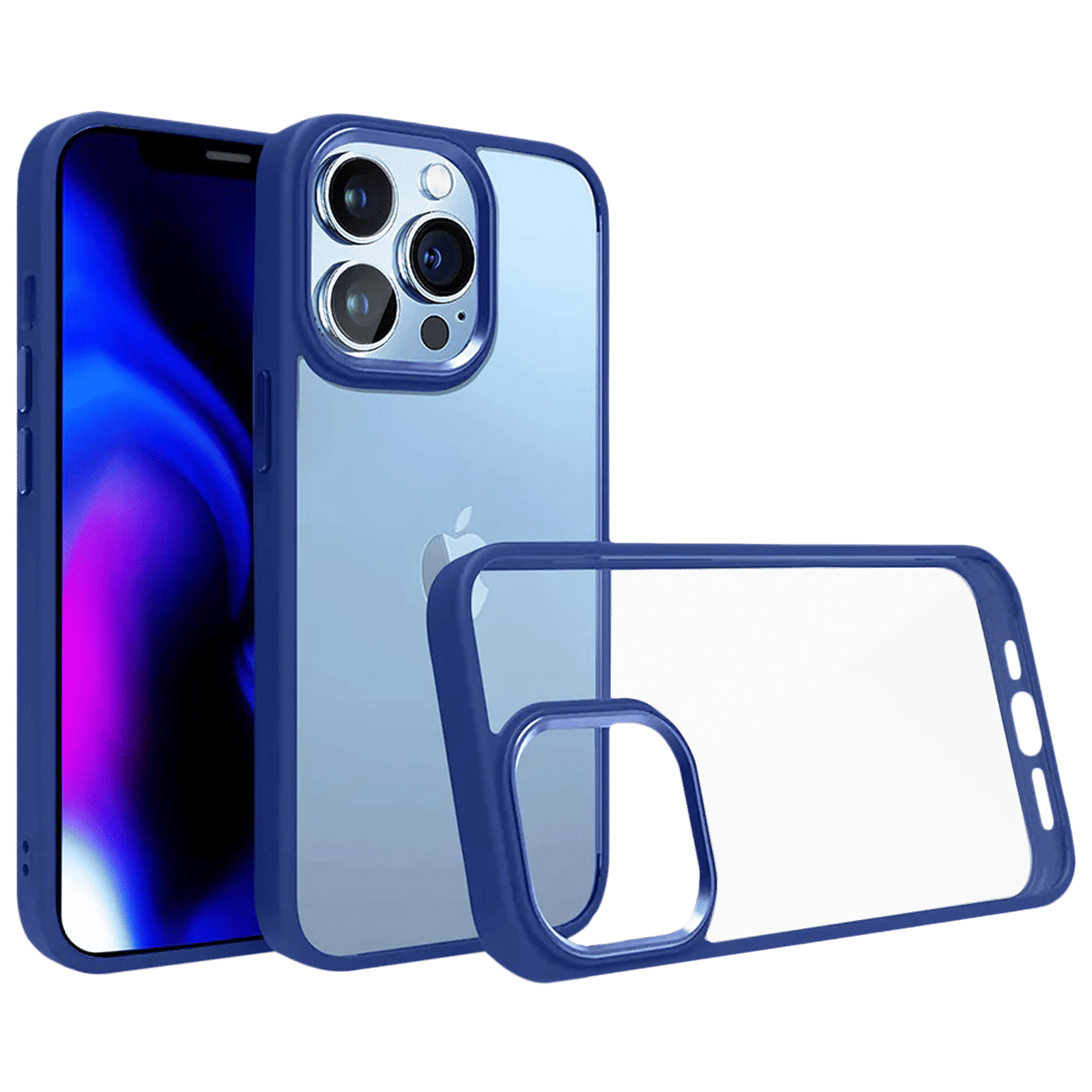 GRIPP Clarion Hard Polycarbonate & Silicone Back Cover for Apple iPhone 14 Pro Max (Drop Protection, Blue)_1