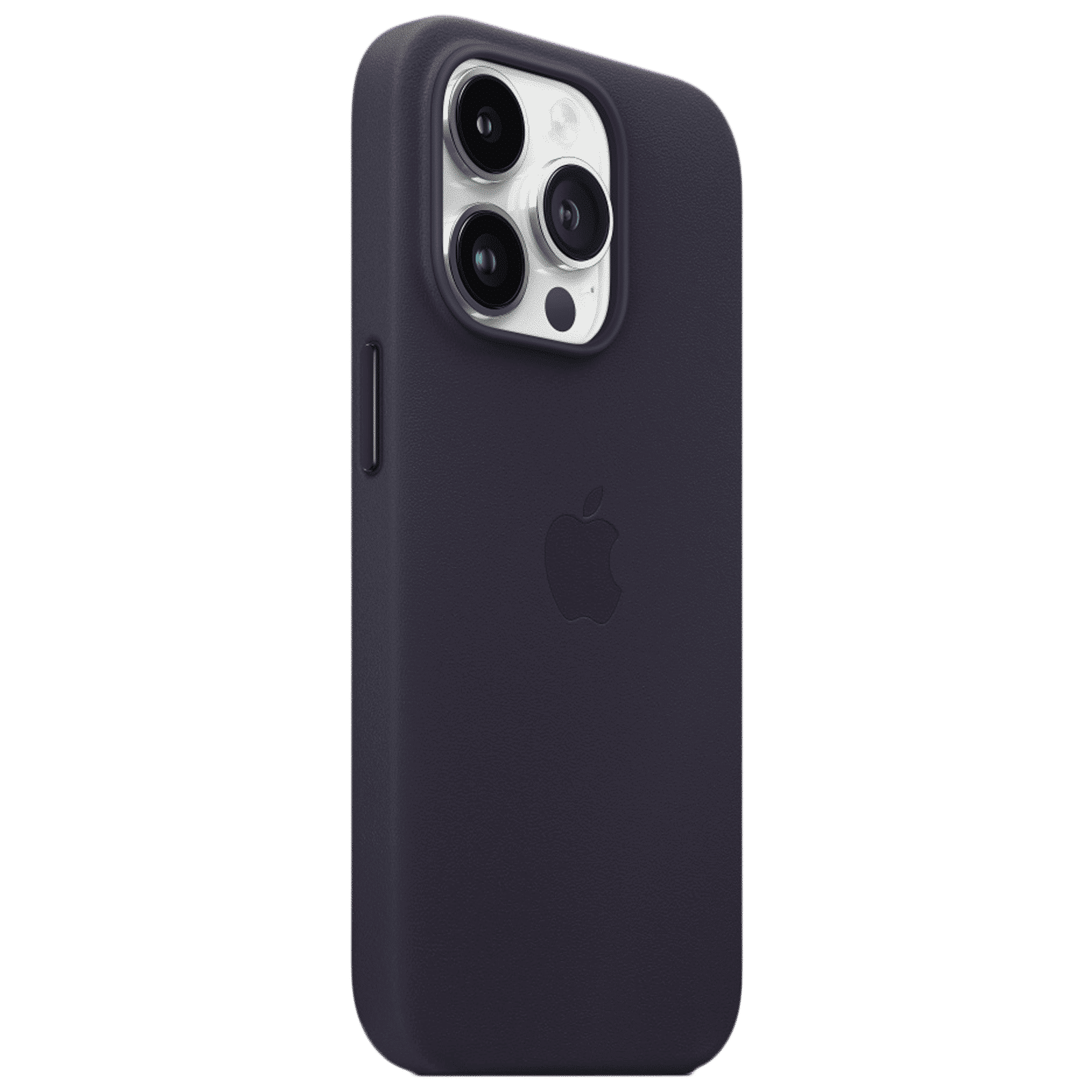 Apple Soft Leather Back Cover for Apple iPhone 14 Pro (MagSafe Charging Support, Ink)_2