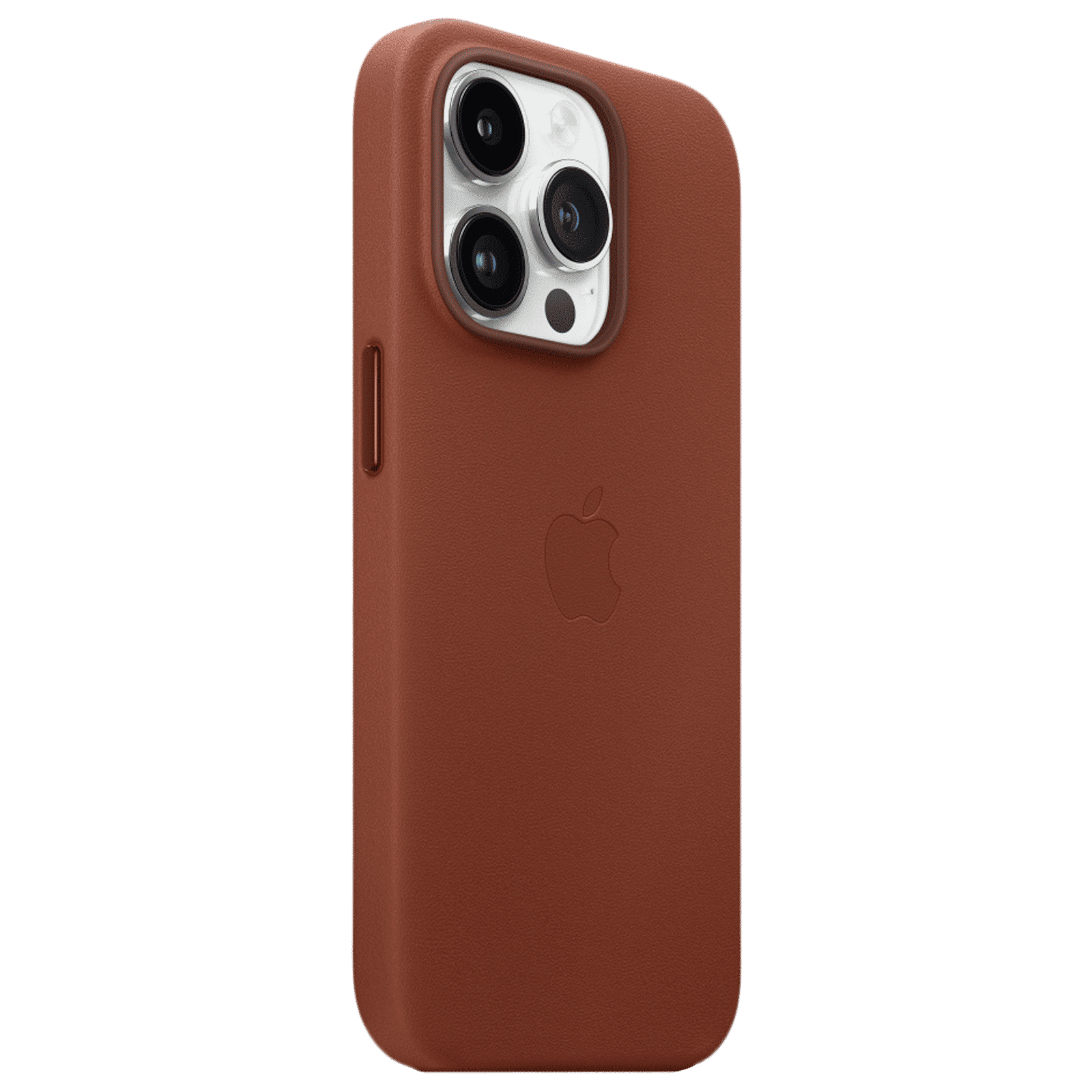 Apple Soft Leather Back Cover for Apple iPhone 14 Pro Max (MagSafe Charging Support, Umber)_2