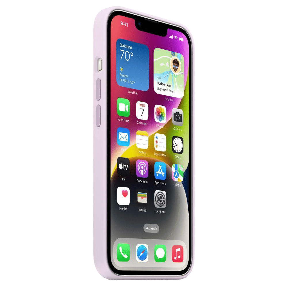 Apple Soft Silicone Back Cover for Apple iPhone 14 Plus (MagSafe Charging Support, Lilac) Apple Soft Silicone Back Cover for Apple iPhone 14 Plus (MagSafe Charging Support, Lilac)_3