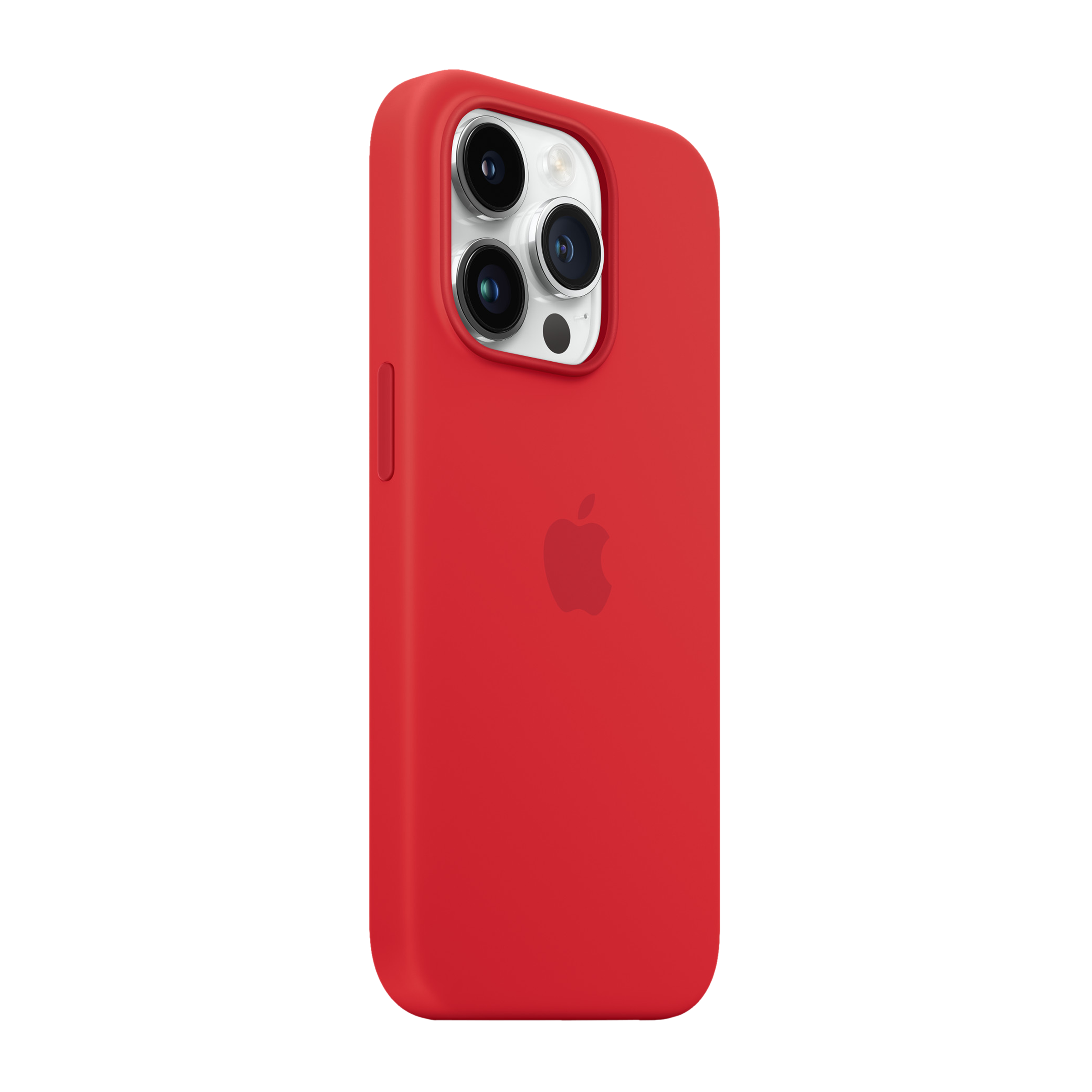 Apple Soft Silicone Back Cover for Apple iPhone 14 Pro (MagSafe Charging Support, (Product) Red)_2