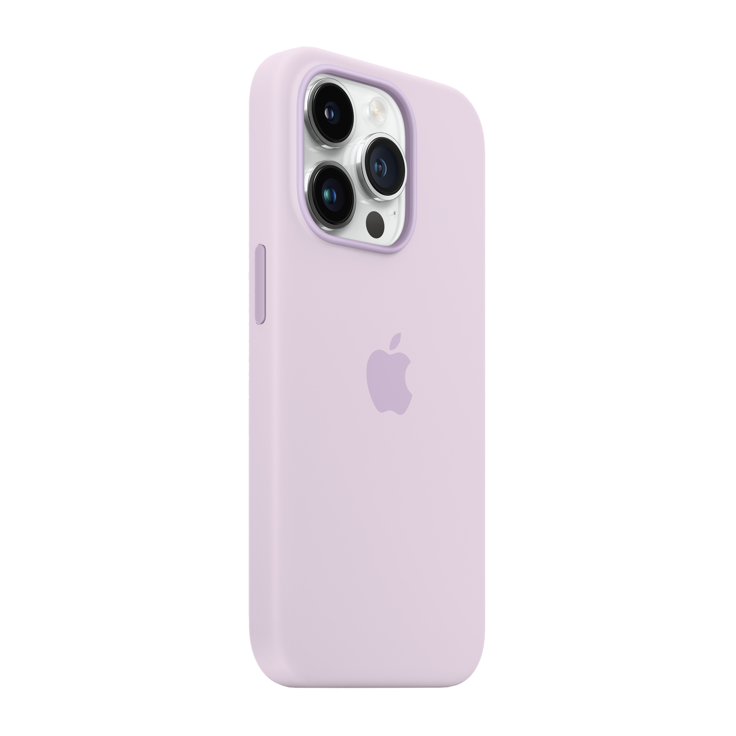 Apple Soft Silicone Back Cover for Apple iPhone 14 Pro (MagSafe Charging Support, Lilac)_2