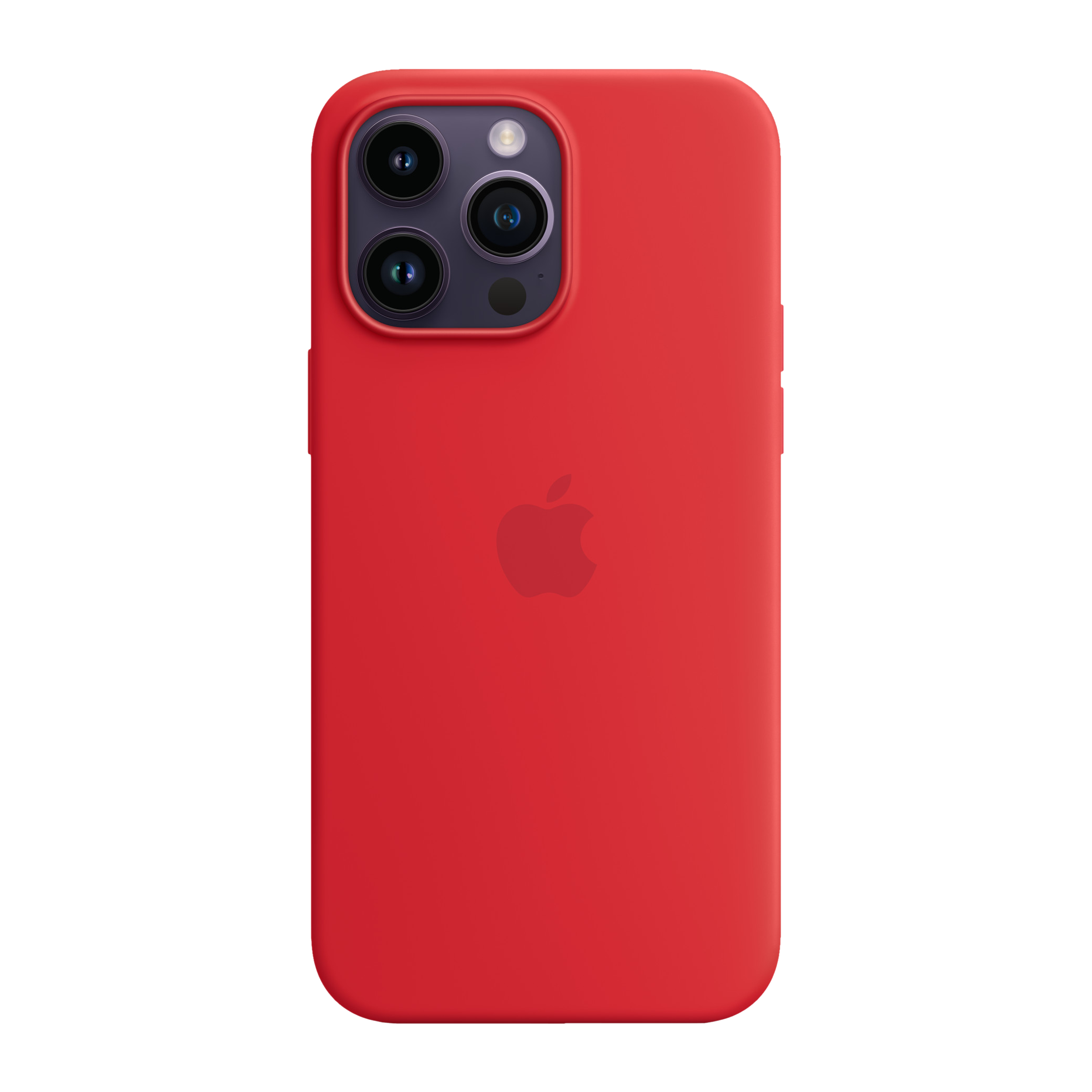 Apple Soft Silicone Back Cover for Apple iPhone 14 Pro Max (MagSafe Charging Support, (Product) Red)_1