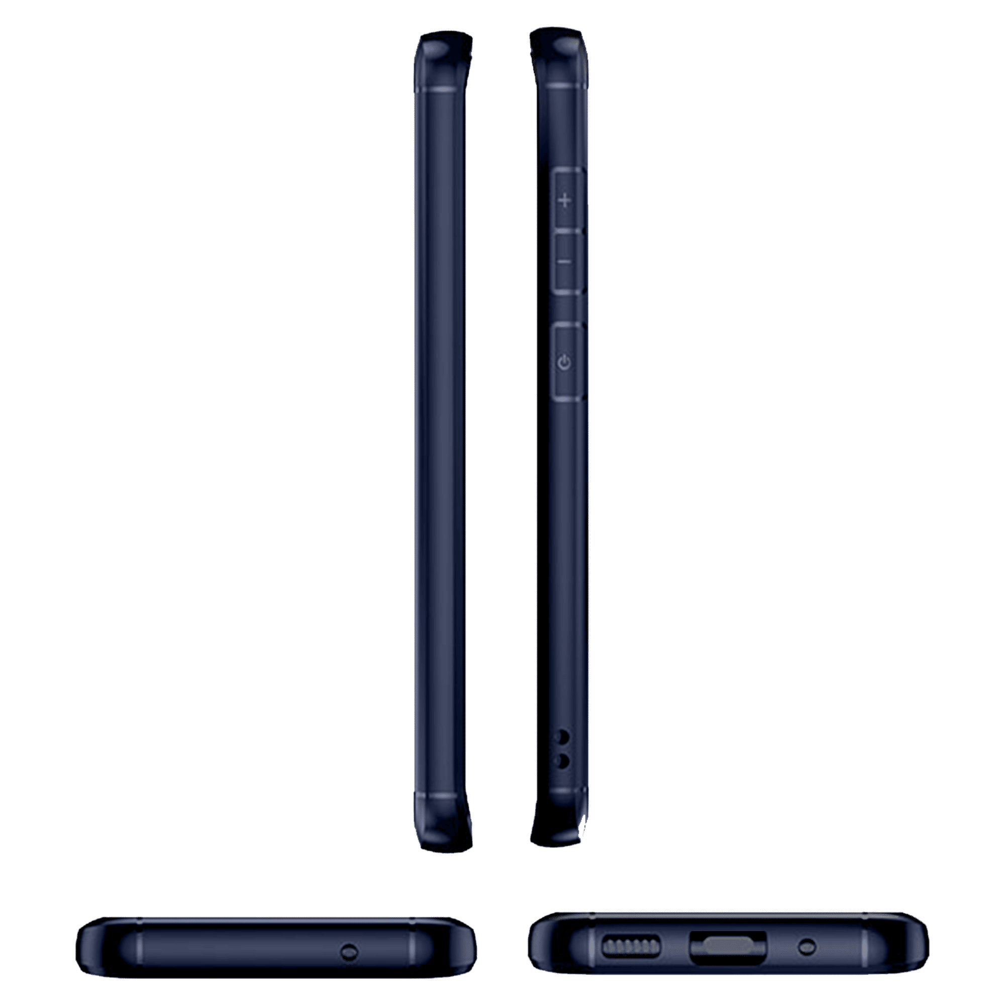 in base Geo Armor Back Case For Galaxy S23 (Air Cushion Technology, Dark Blue)_3