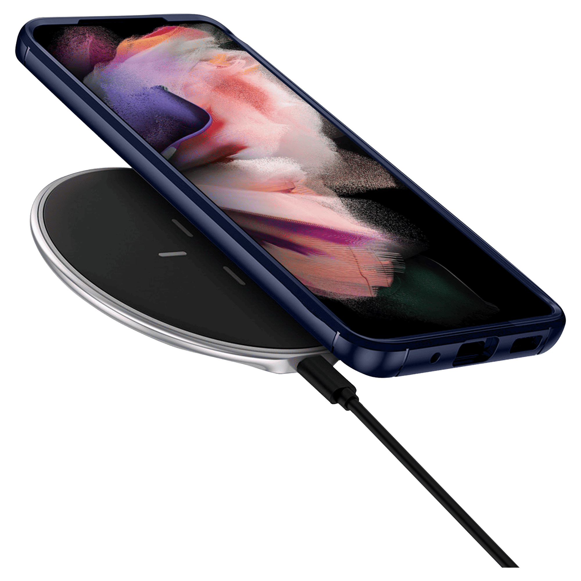 in base Geo Armor Back Case For Galaxy S23 (Air Cushion Technology, Dark Blue)_4