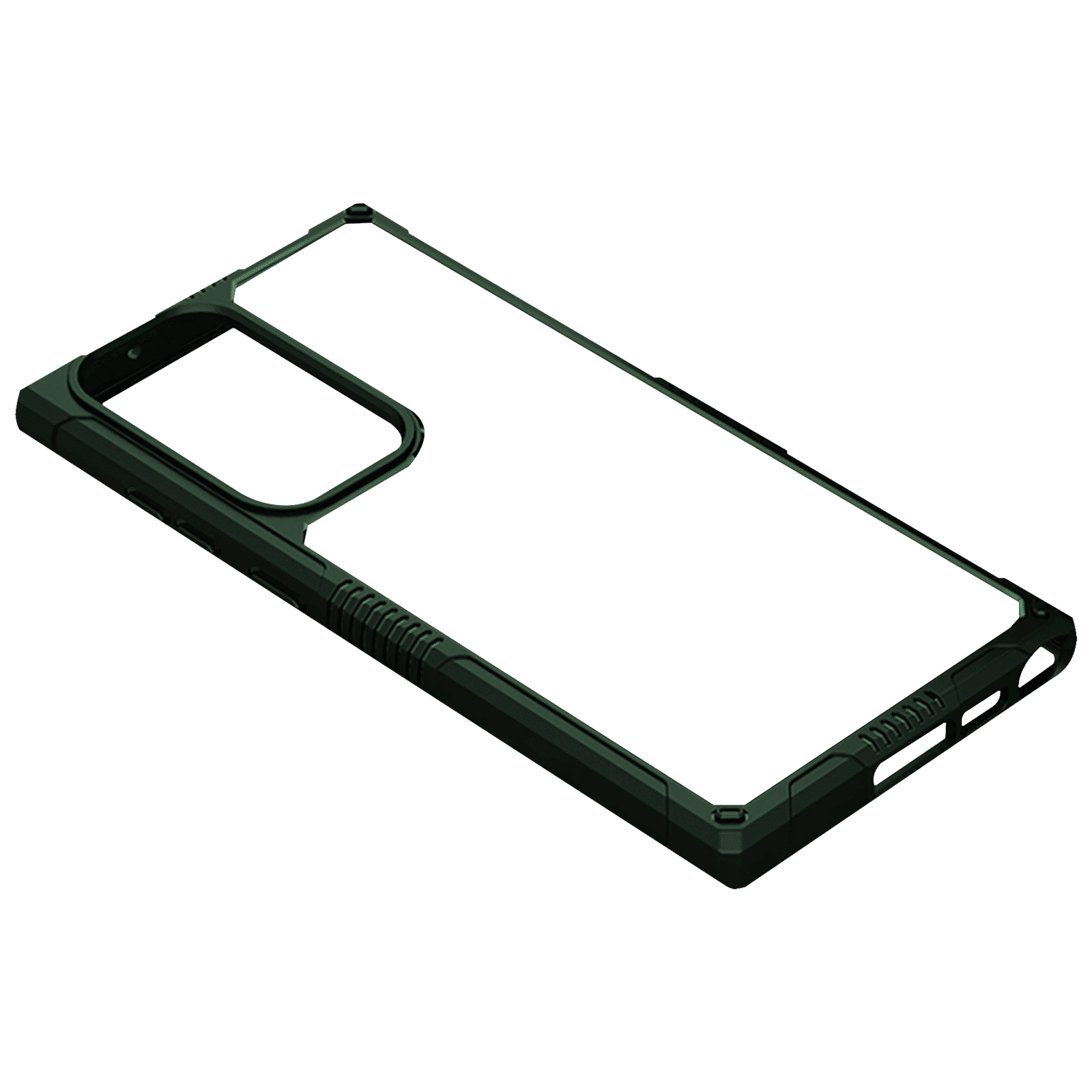 Inbase Geo Armor Back Cover for SAMSUNG Galaxy S23 Ultra (Dual-Layer Design, Green)_3