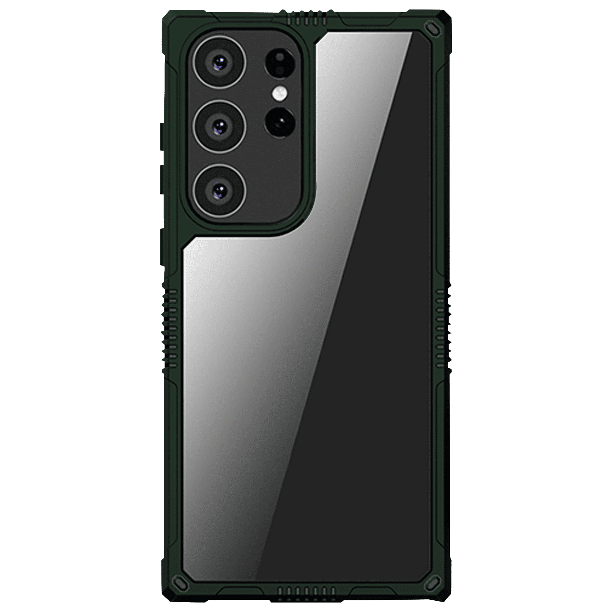 Inbase Geo Armor Back Cover for SAMSUNG Galaxy S23 Ultra (Dual-Layer Design, Green)_6