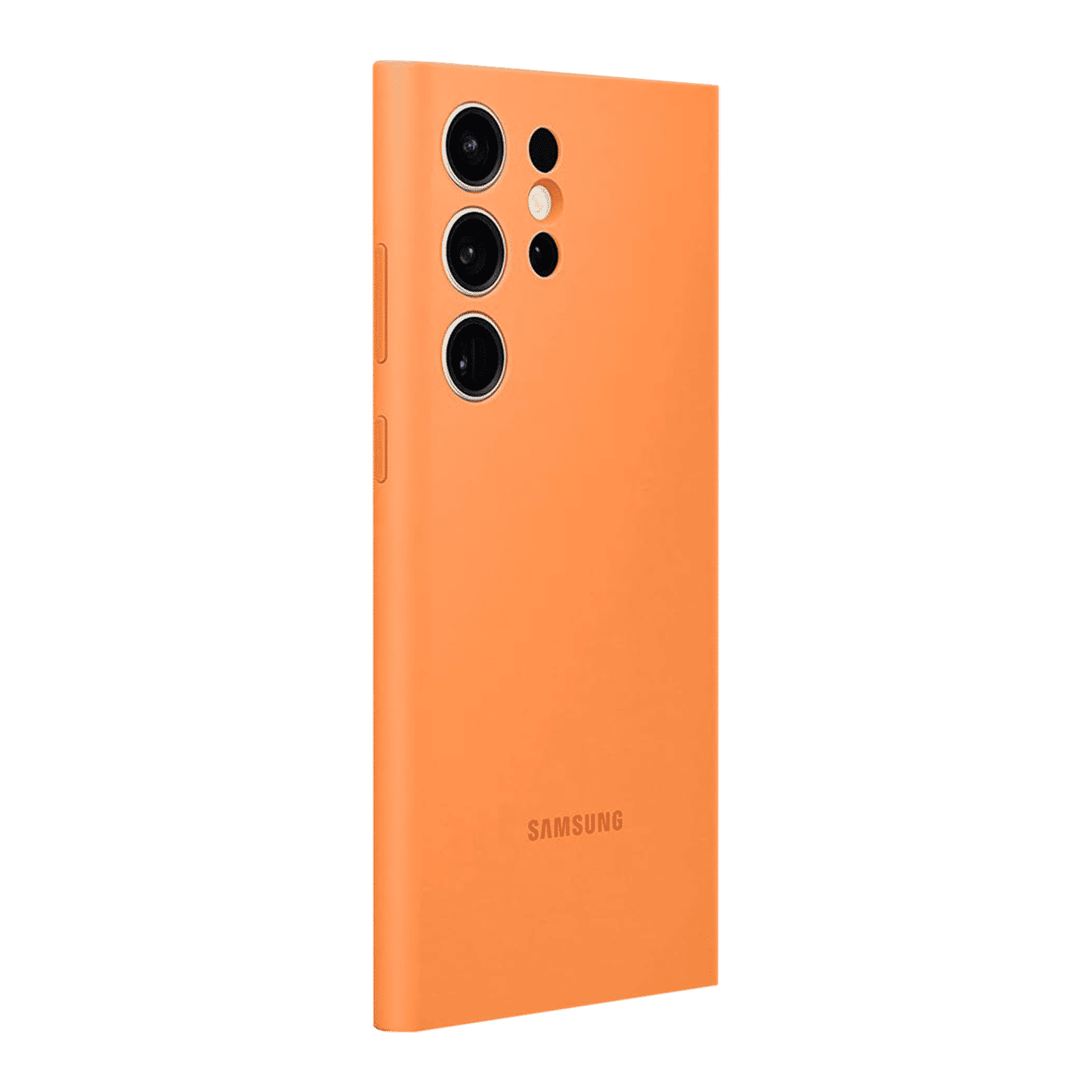 SAMSUNG Soft Silicone Back Case for Galaxy S23 Ultra (Scratch Resistant, Orange)_5