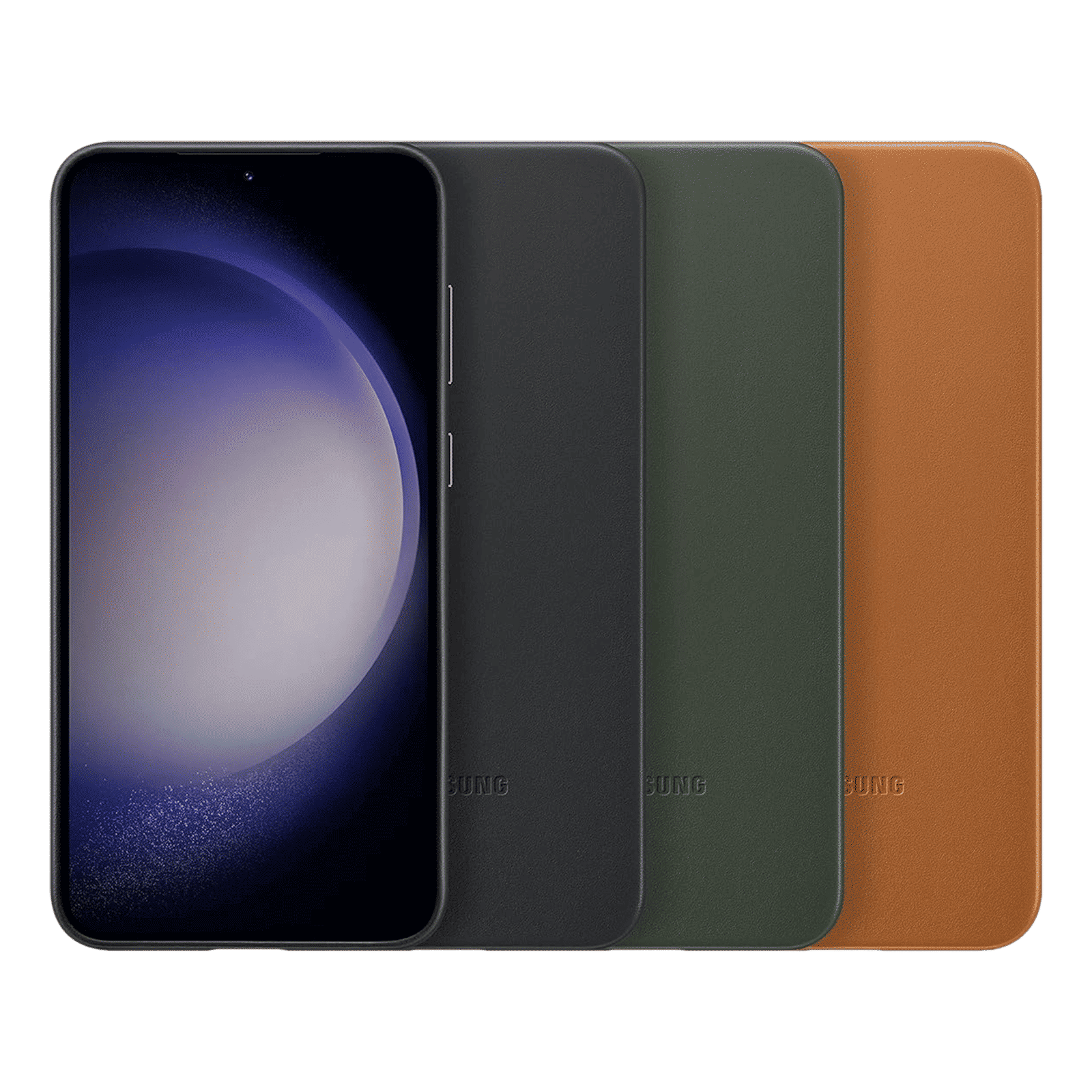 SAMSUNG Soft Silicone Back Case for Galaxy S23 Ultra (Scratch Resistant, Orange)_7