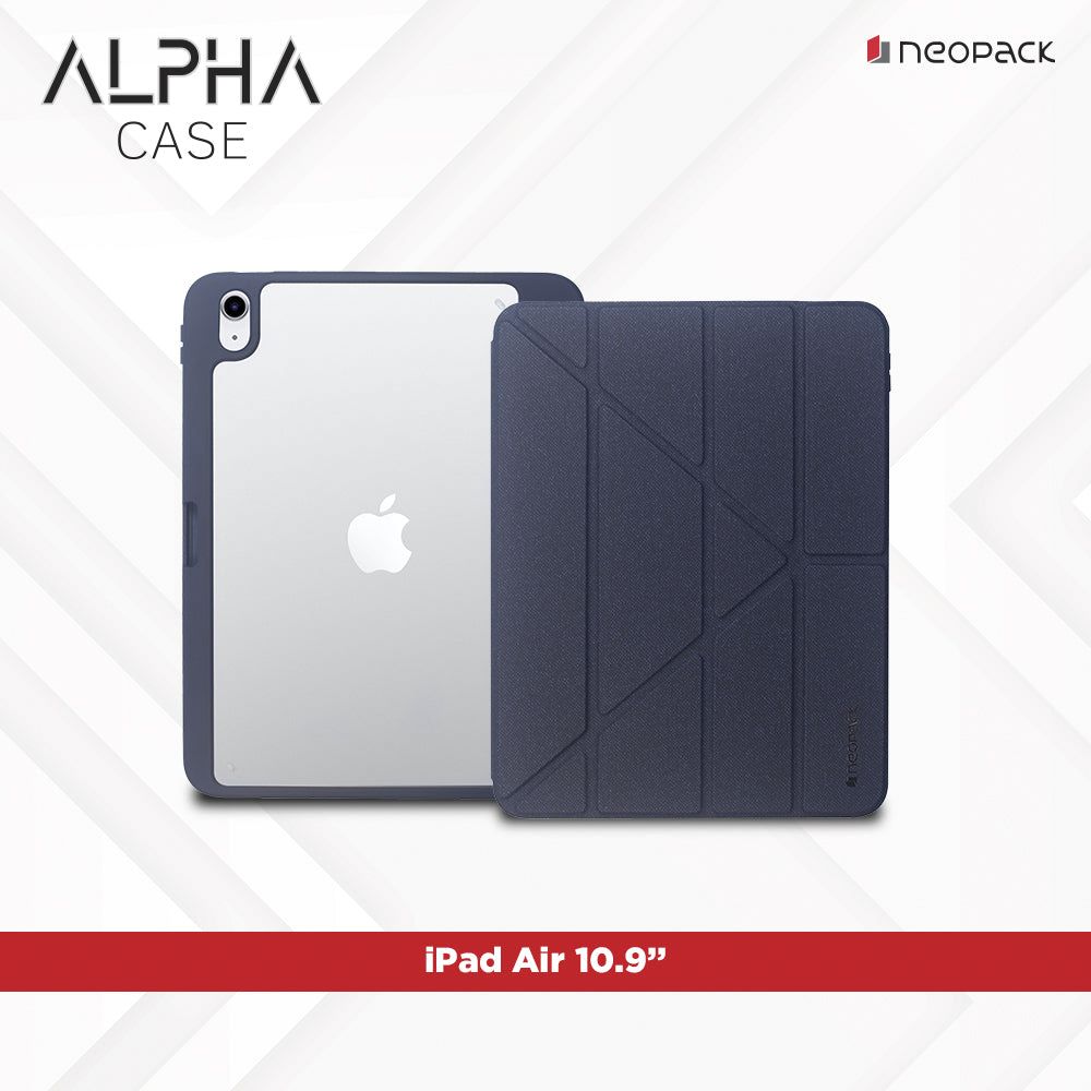 neopack Alpha Flip Case for Apple iPad 10.2 Inch with Pencil Holder (All Gen) (Auto Stand-by Mode, Blue)_4