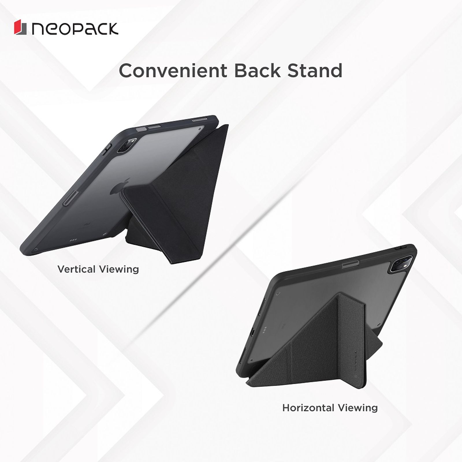 neopack Alpha Case for Apple iPad 12.9 Pro (Ultra Slim Profile, Black)_5