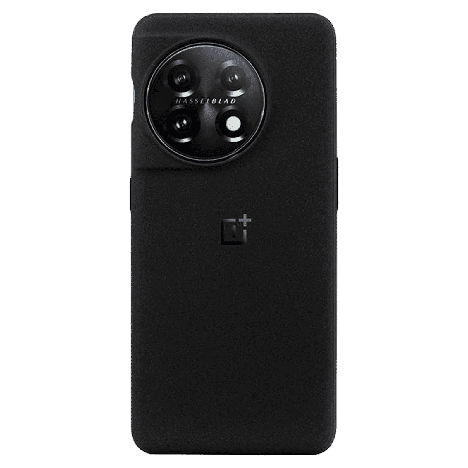 OnePlus Sandstone Hard PC Plus TPU Back Case for OnePlus 11 5G (Drop Resistant, Black)_1