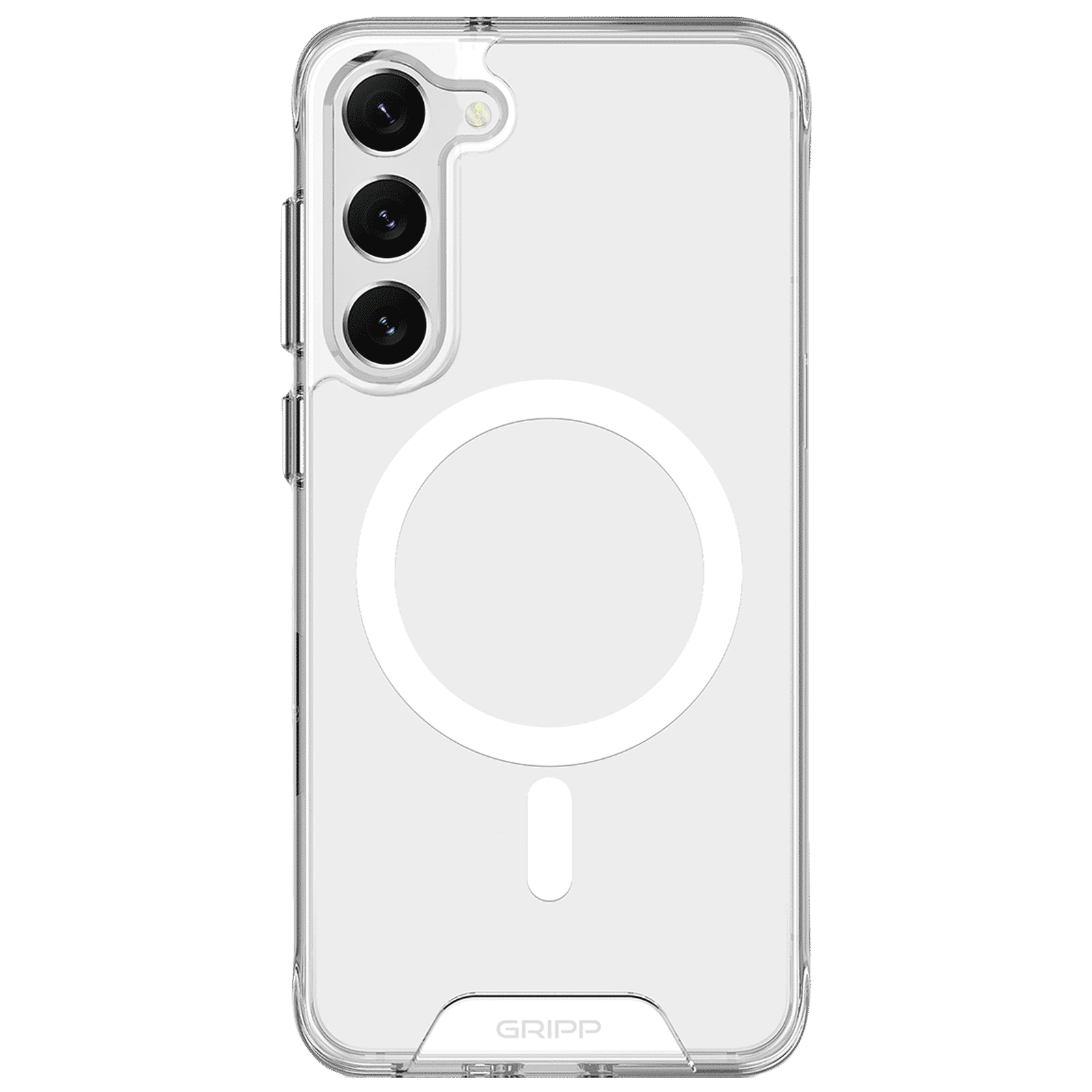 GRIPP Hard Silicon Back Case for Samsung Galaxy S23 Plus (Magsafe, Clear)_3