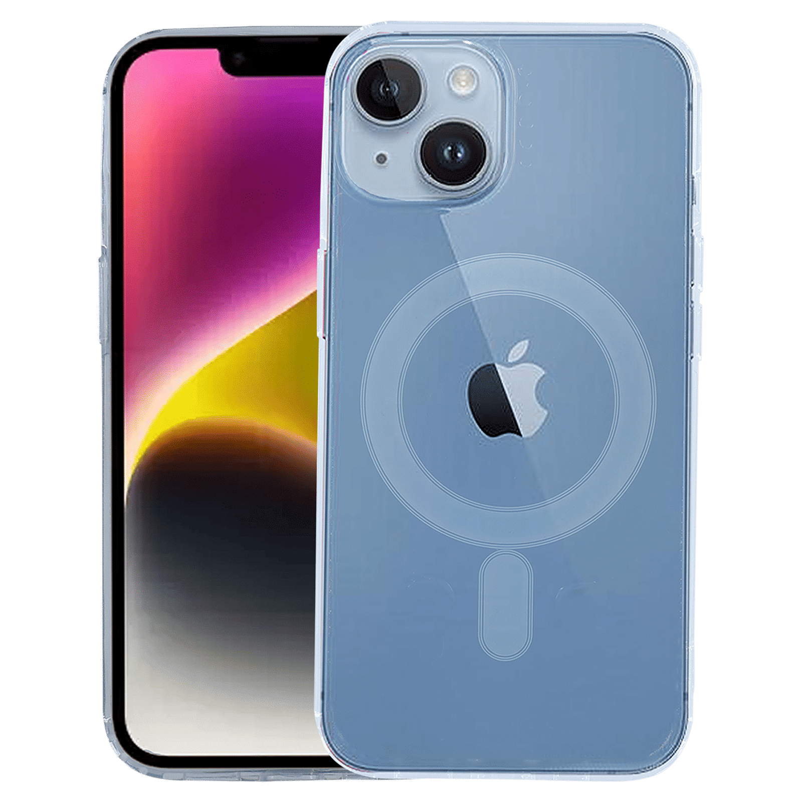 Croma Soft Back Case for Apple iPhone 14 (Apple Compatible, Transparent)_1