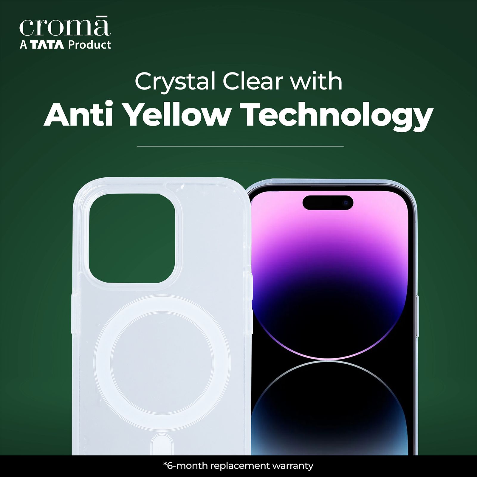 Croma TPU Back Case for Apple iPhone 14 Pro (Apple Compatible, Transparent)_8