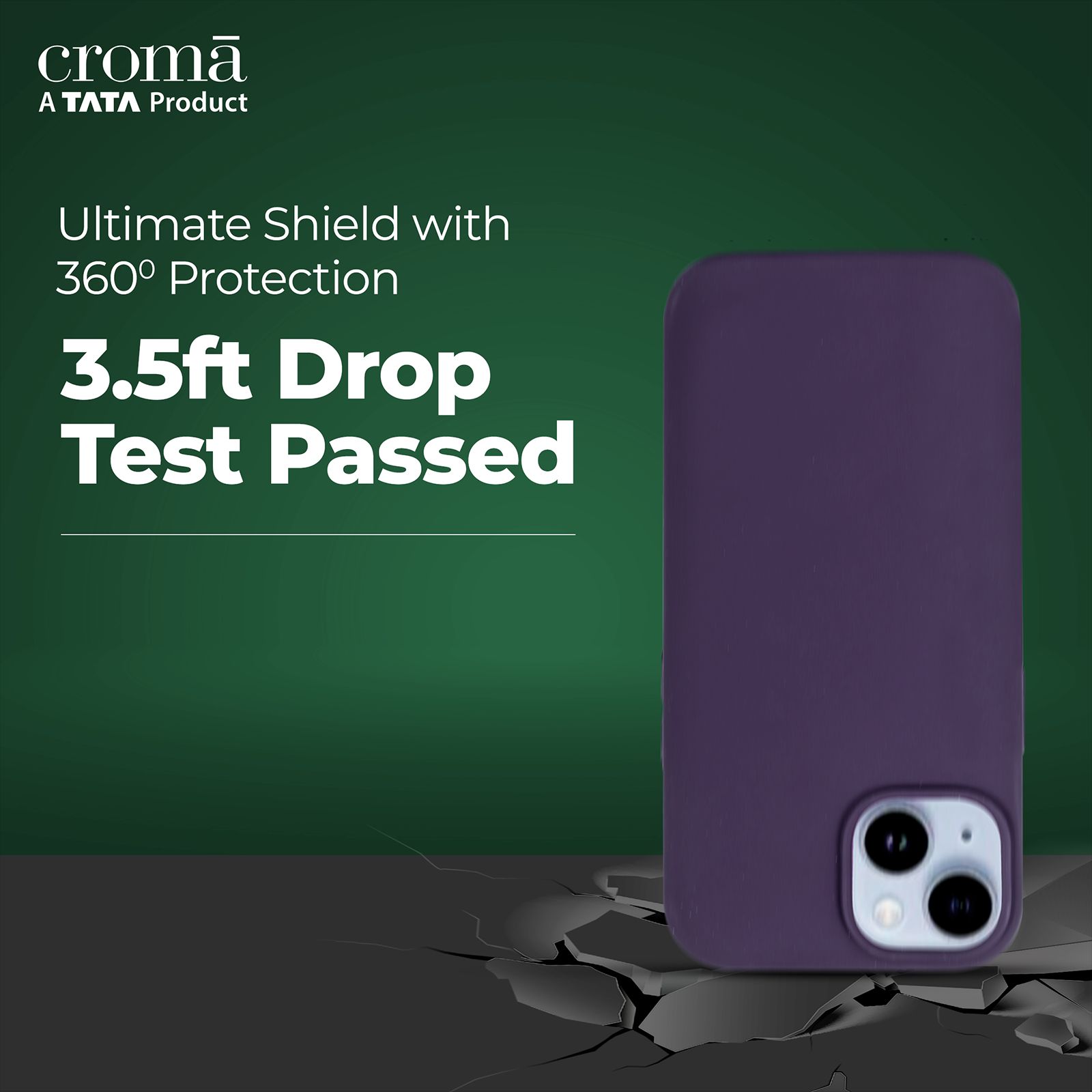 Croma Soft Silicone Back Case for Apple iPhone 14 (Apple Compatible, Purple) Croma Soft Silicone Back Case for Apple iPhone 14 (Apple Compatible, Purple)_8