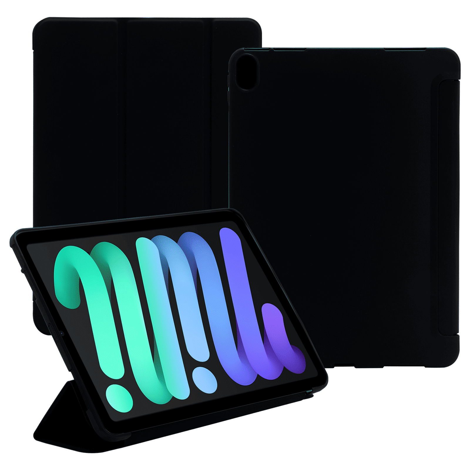 Croma Flip Cover for Apple iPad 10.9 Inch (Apple Compatible, Black)_7