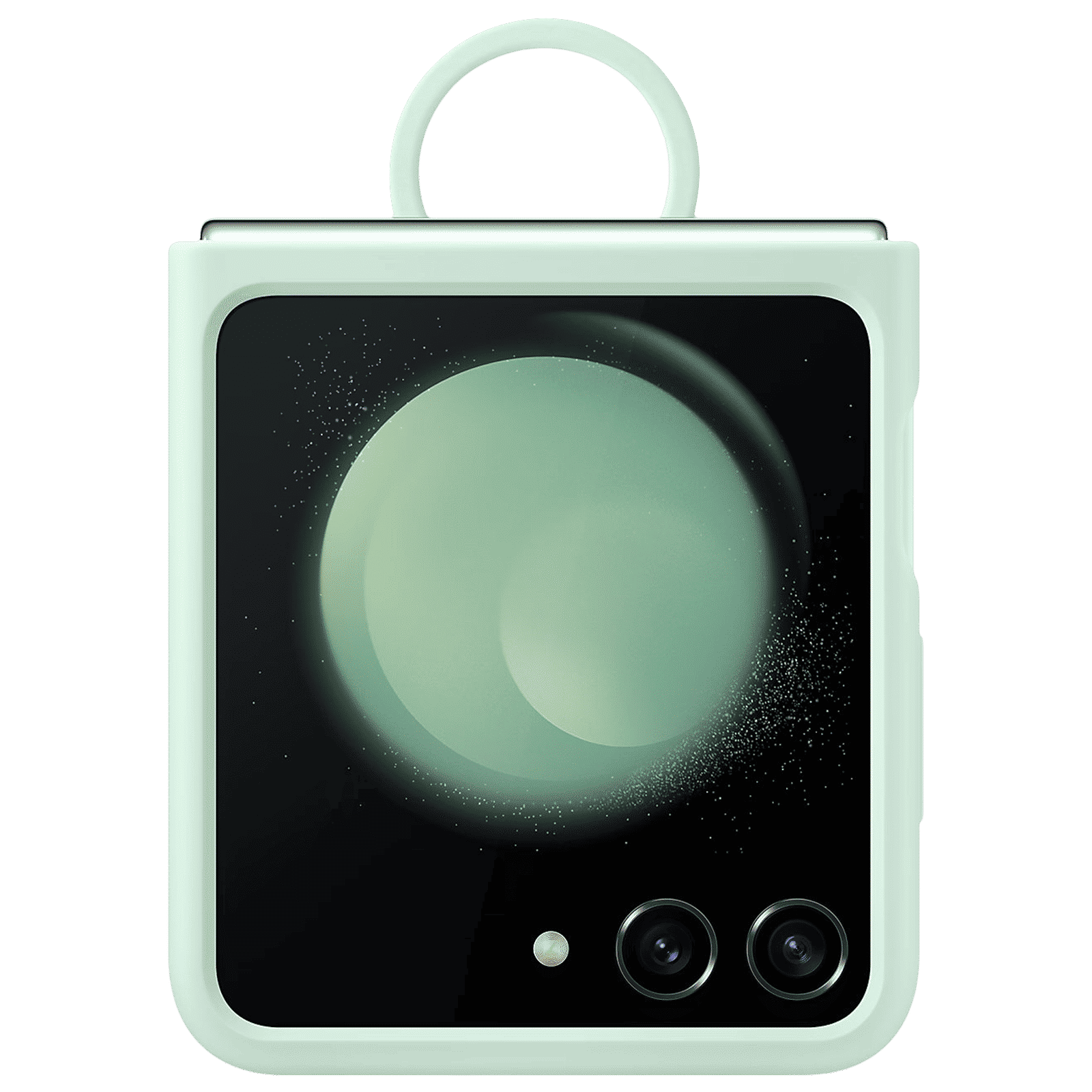 SAMSUNG Soft Silicone Back Case for Galaxy Z Flip5 (Ring Holder, Mint) SAMSUNG Soft Silicone Back Case for Galaxy Z Flip5 (Ring Holder, Mint)_1