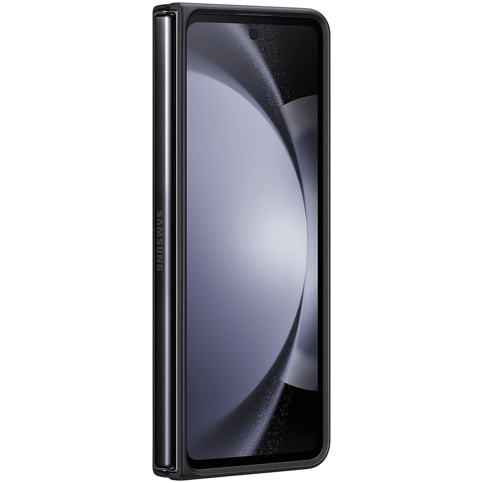 SAMSUNG Soft Eco-Leather Back Case for Galaxy Z Fold5 (Snug and Secure Fit, Black)_2