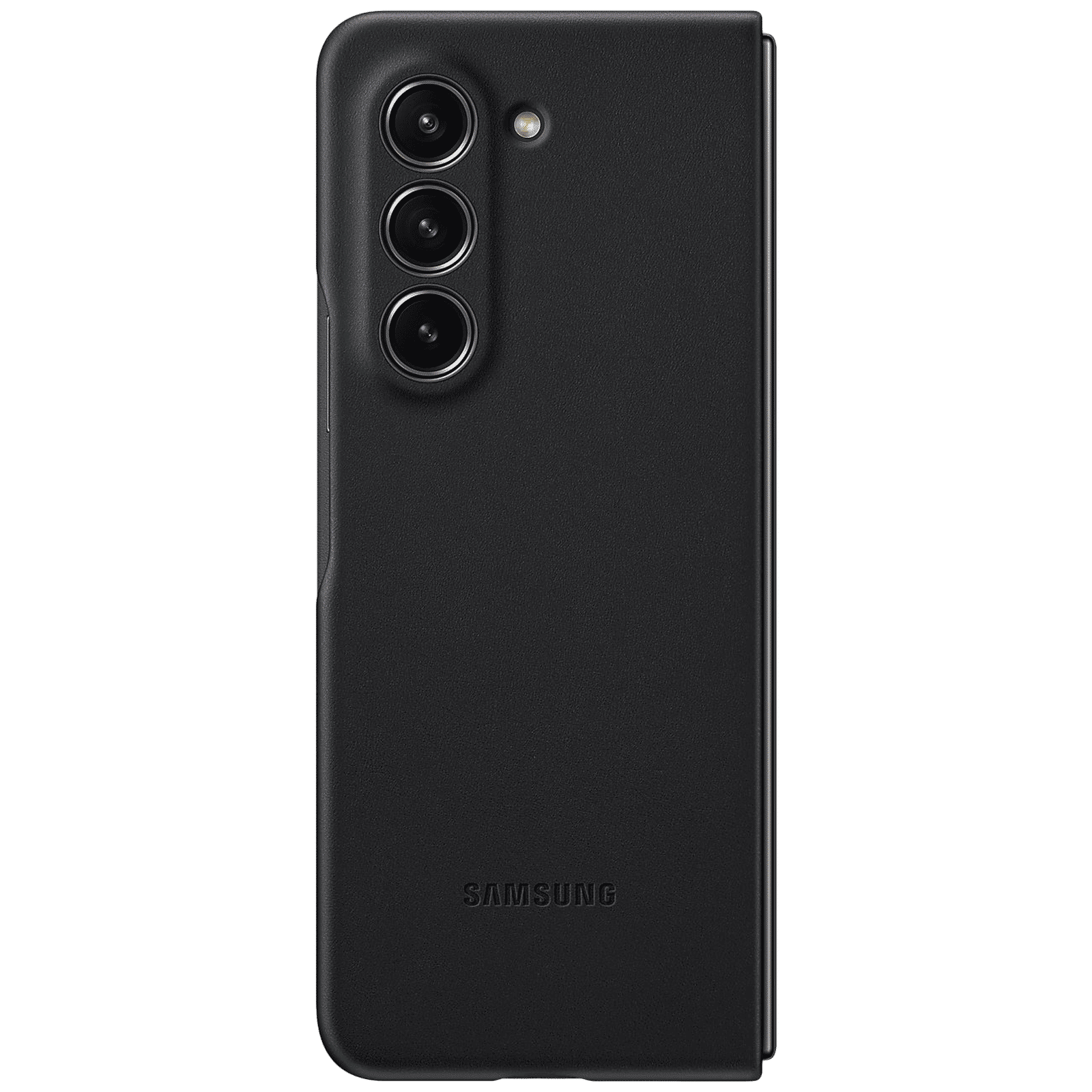 SAMSUNG Soft Eco-Leather Back Case for Galaxy Z Fold5 (Snug and Secure Fit, Black)_3