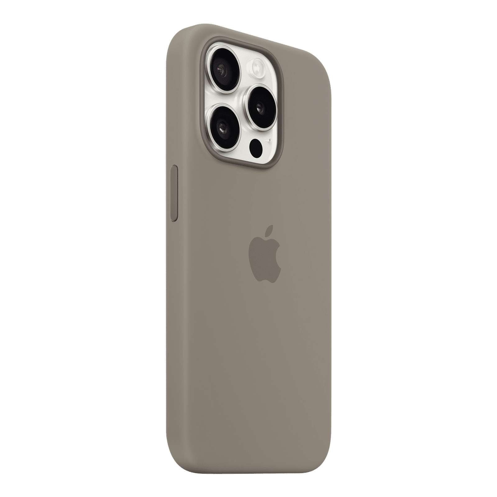 Apple Soft Silicone Back Cover for Apple iPhone 15 Pro (MagSafe Charging Support, Clay)_5