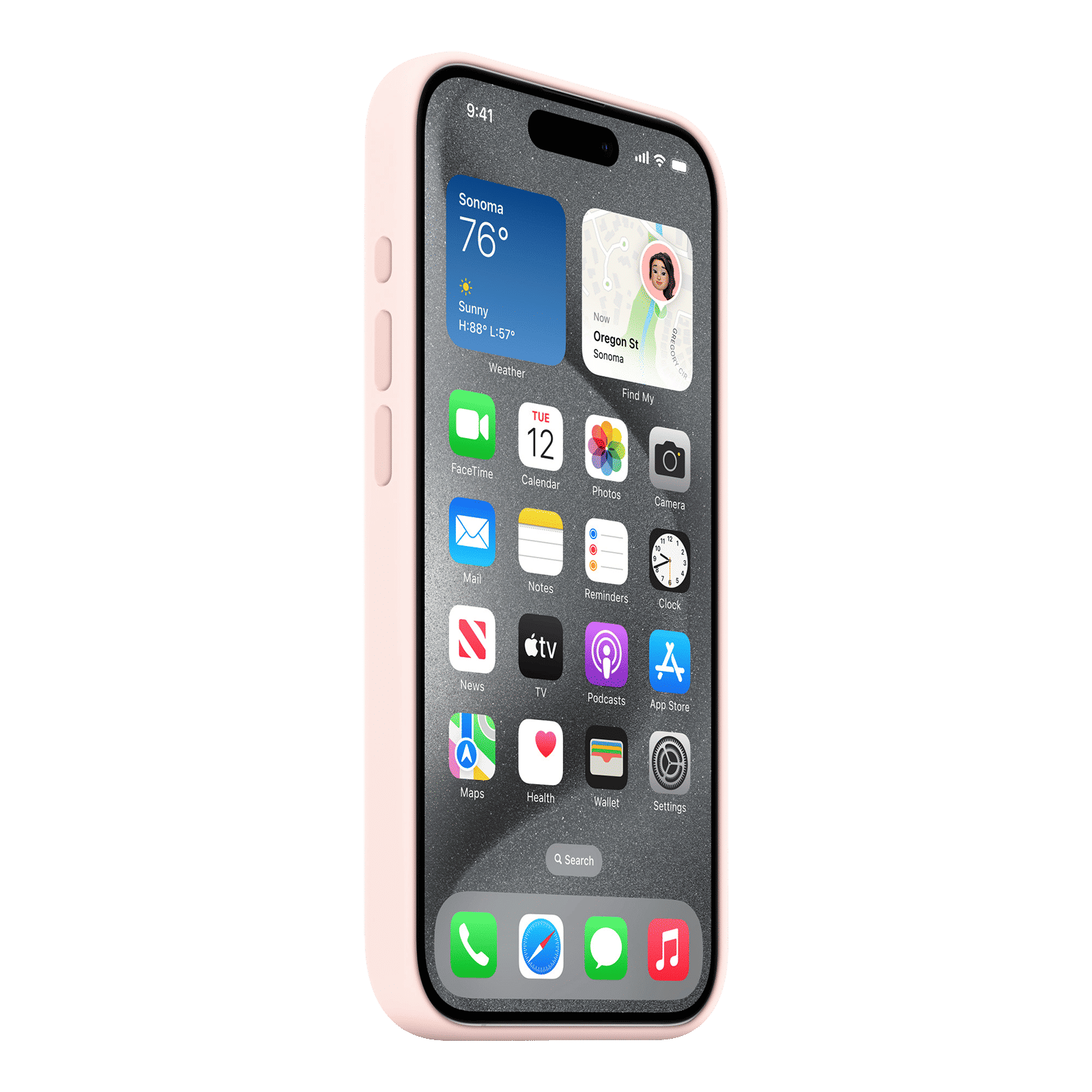 Apple Soft Silicone Back Cover for Apple iPhone 15 Pro (MagSafe Charging Support, Light Pink) Apple Soft Silicone Back Cover for Apple iPhone 15 Pro (MagSafe Charging Support, Light Pink)_6