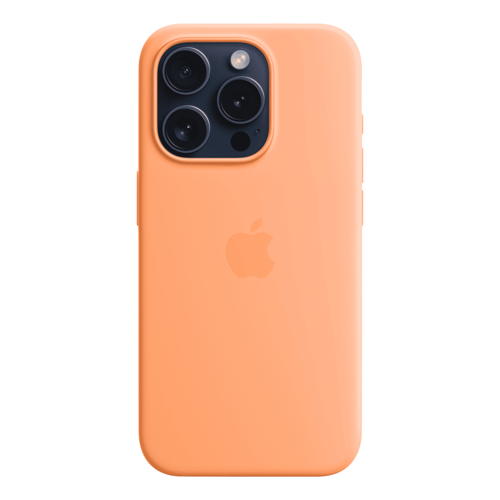 Apple Soft Silicone Back Cover for Apple iPhone 15 Pro (MagSafe Charging Support, Orange Sorbet) Apple Soft Silicone Back Cover for Apple iPhone 15 Pro (MagSafe Charging Support, Orange Sorbet)_2