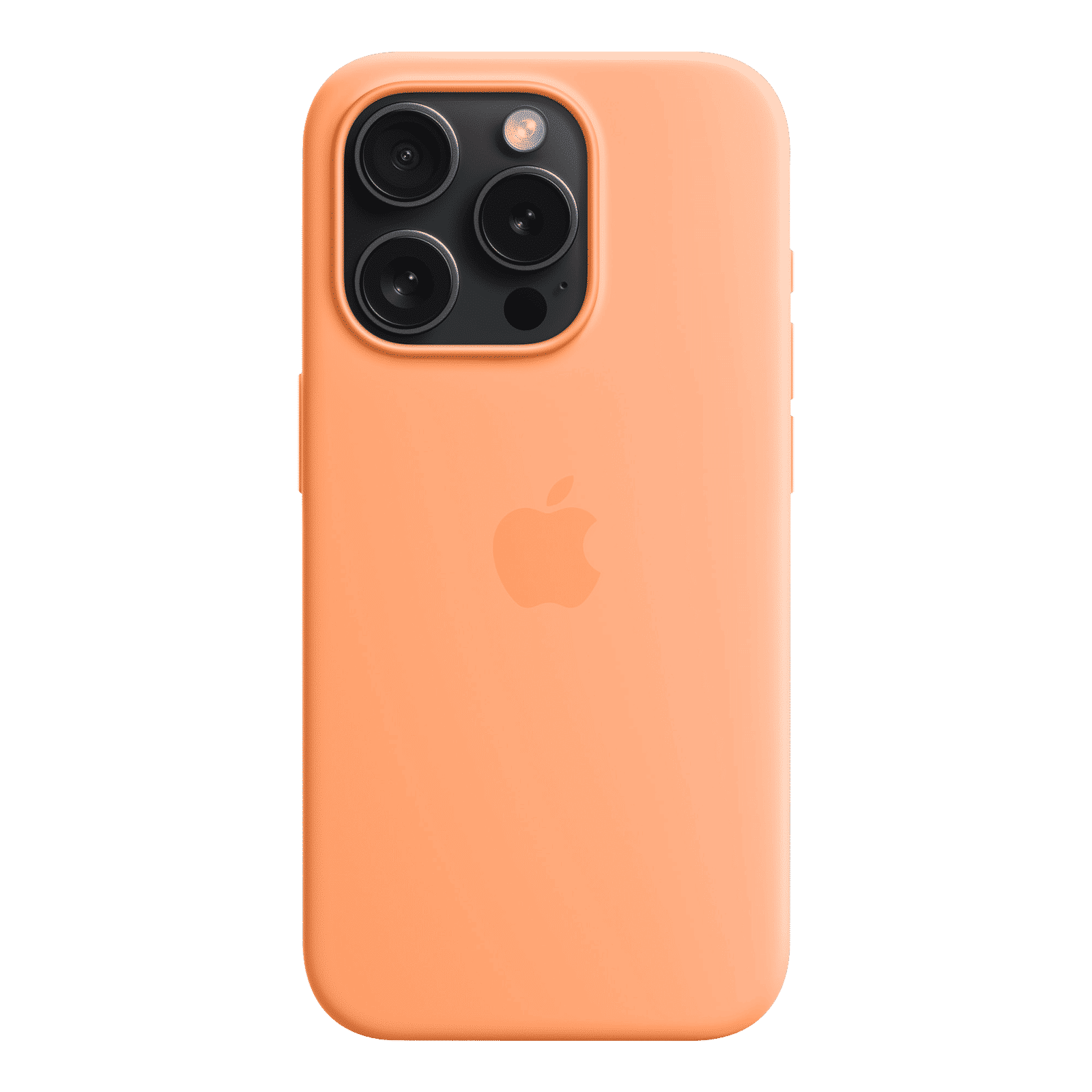 Apple Soft Silicone Back Cover for Apple iPhone 15 Pro (MagSafe Charging Support, Orange Sorbet) Apple Soft Silicone Back Cover for Apple iPhone 15 Pro (MagSafe Charging Support, Orange Sorbet)_4