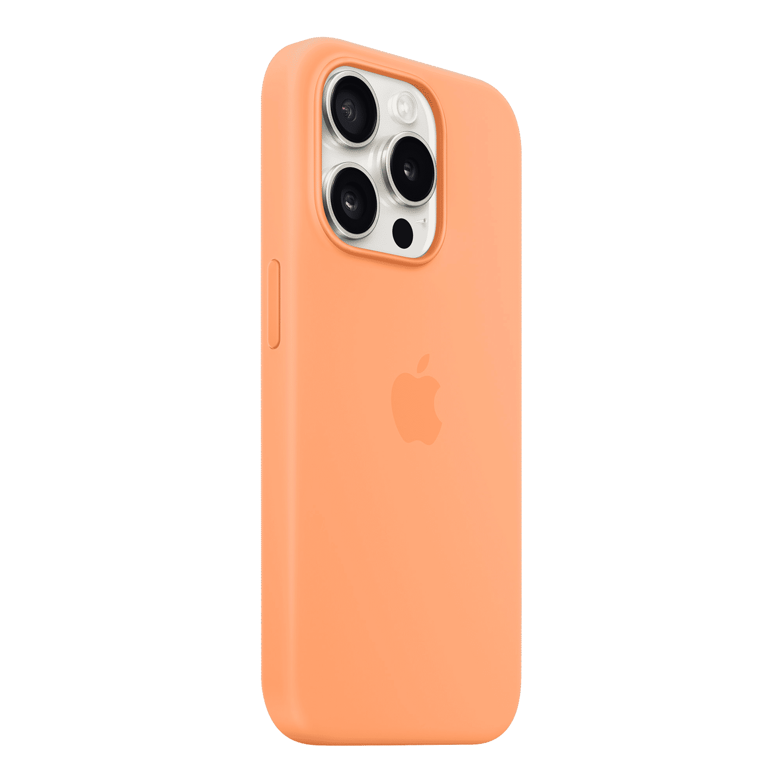 Apple Soft Silicone Back Cover for Apple iPhone 15 Pro (MagSafe Charging Support, Orange Sorbet) Apple Soft Silicone Back Cover for Apple iPhone 15 Pro (MagSafe Charging Support, Orange Sorbet)_5