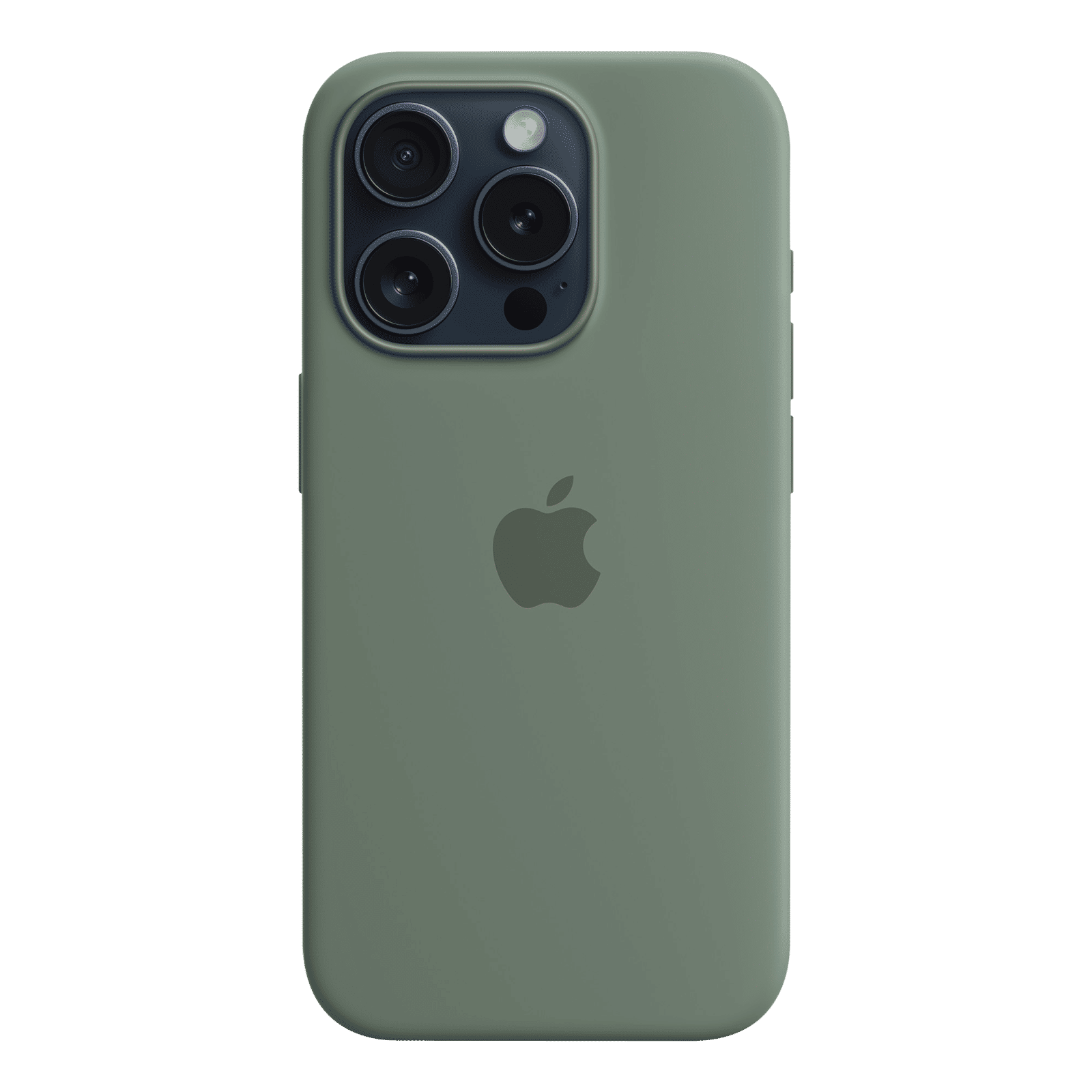 Apple Soft Silicone Back Cover for Apple iPhone 15 Pro (MagSafe Charging Support, Cypress) Apple Soft Silicone Back Cover for Apple iPhone 15 Pro (MagSafe Charging Support, Cypress)_2