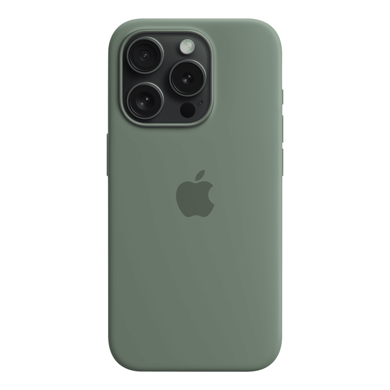 Apple Soft Silicone Back Cover for Apple iPhone 15 Pro (MagSafe Charging Support, Cypress) Apple Soft Silicone Back Cover for Apple iPhone 15 Pro (MagSafe Charging Support, Cypress)_4