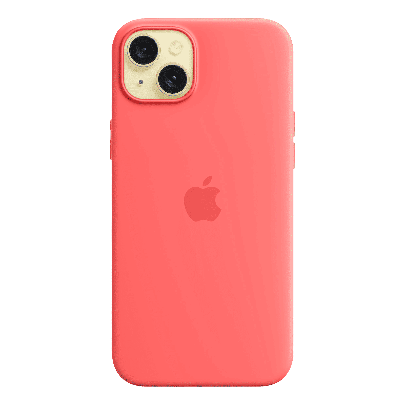 Apple Soft Silicone Back Cover for Apple iPhone 15 Plus (MagSafe Charging Support, Guava) Apple Soft Silicone Back Cover for Apple iPhone 15 Plus (MagSafe Charging Support, Guava)_3