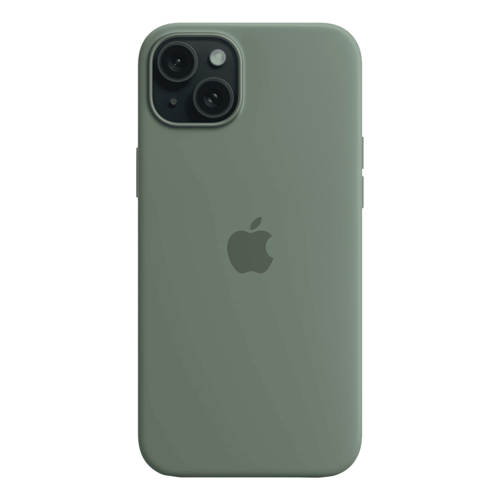 Apple Soft Silicone Back Cover for Apple iPhone 15 Plus (MagSafe Charging Support, Cypress)_5