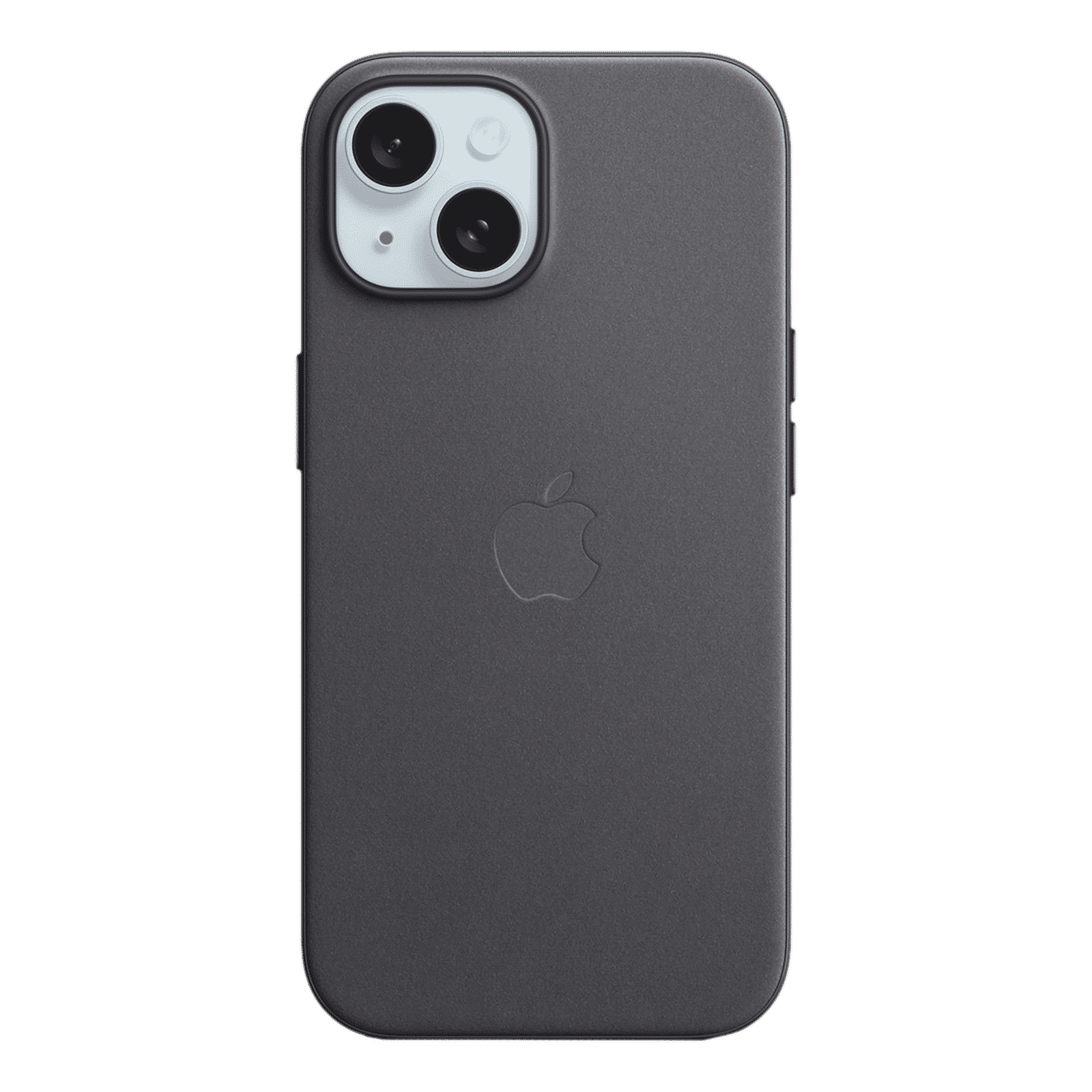 Apple Soft FineWoven Back Cover for Apple iPhone 15 (MagSafe Charging Support, Black)_1