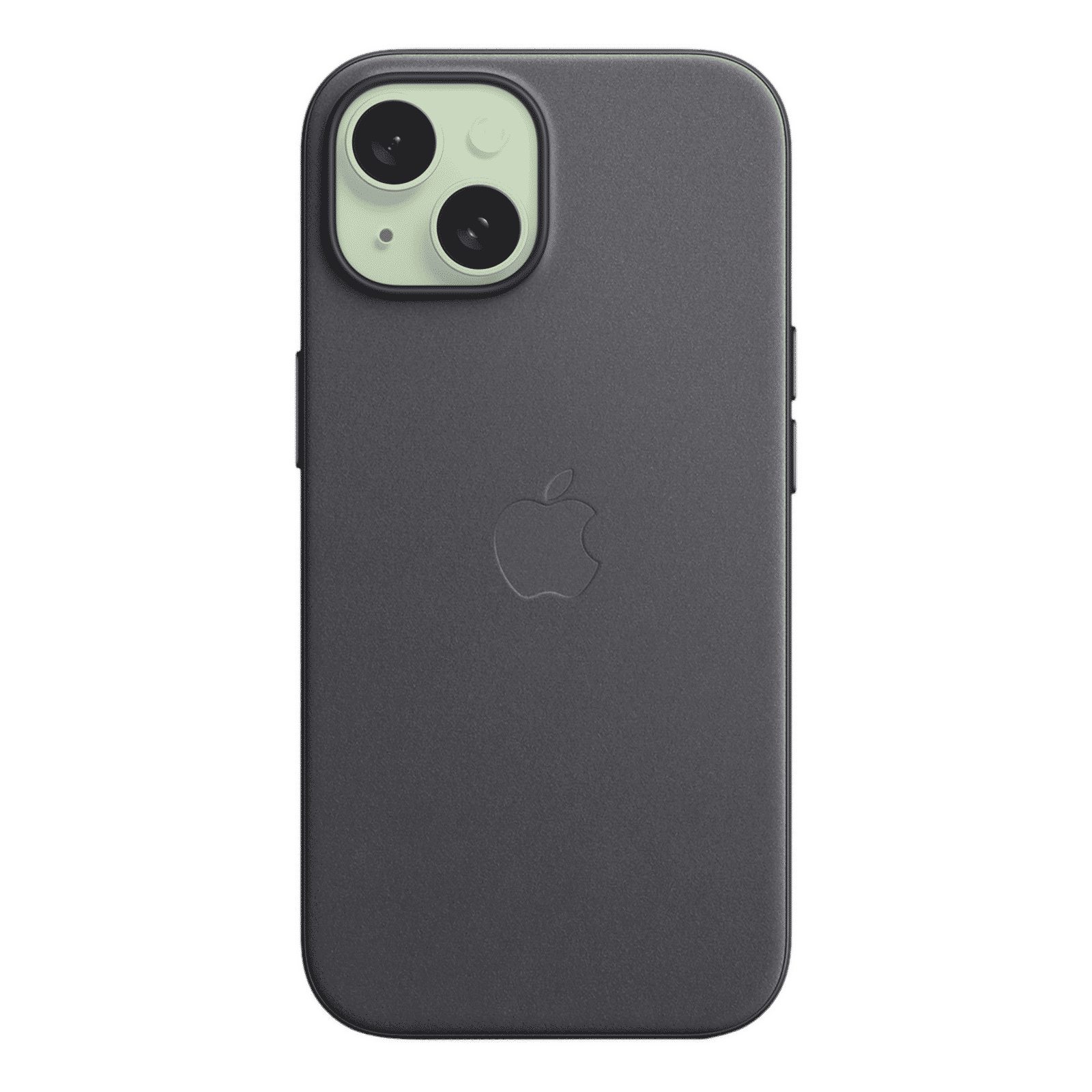 Apple Soft FineWoven Back Cover for Apple iPhone 15 (MagSafe Charging Support, Black)_4