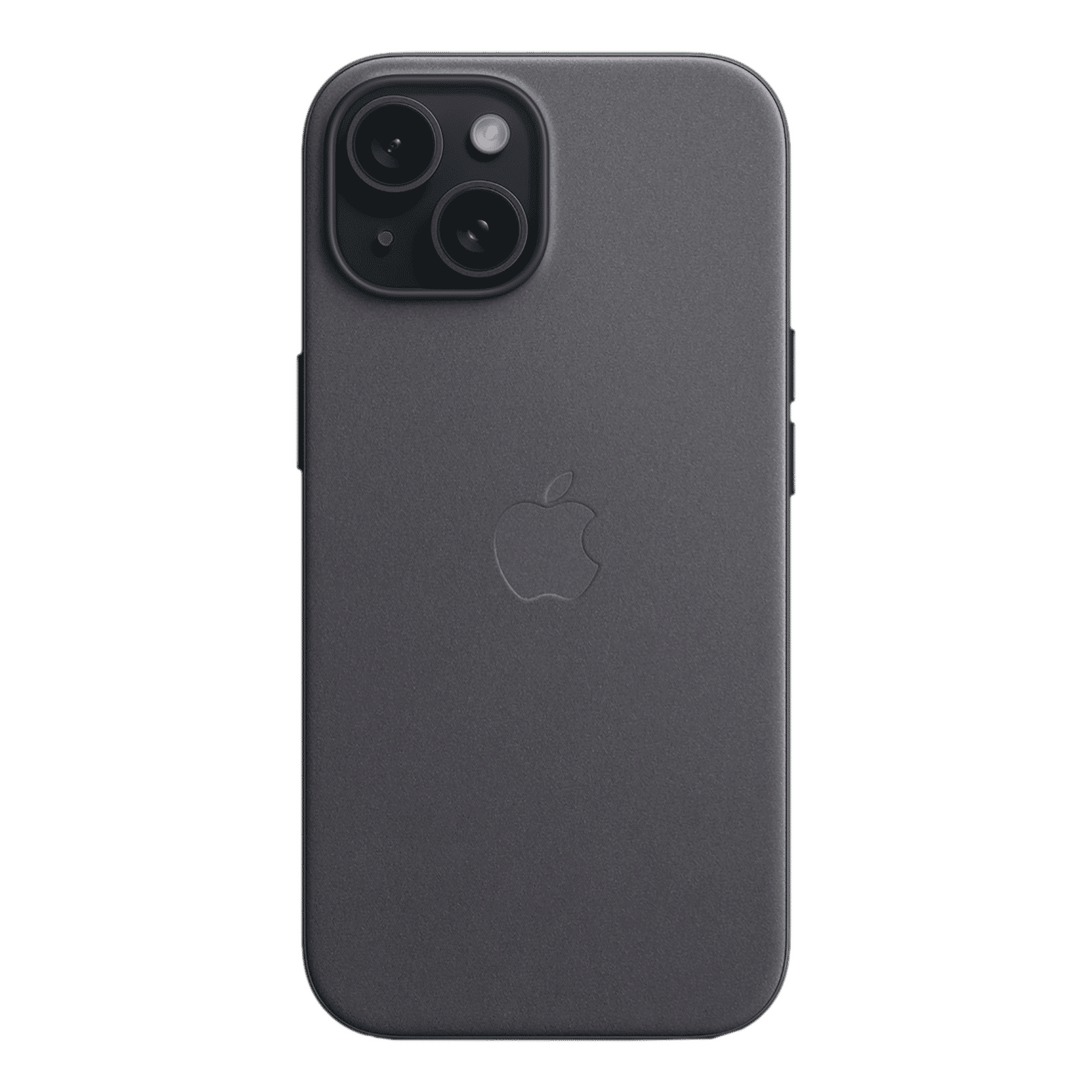 Apple Soft FineWoven Back Cover for Apple iPhone 15 (MagSafe Charging Support, Black)_5