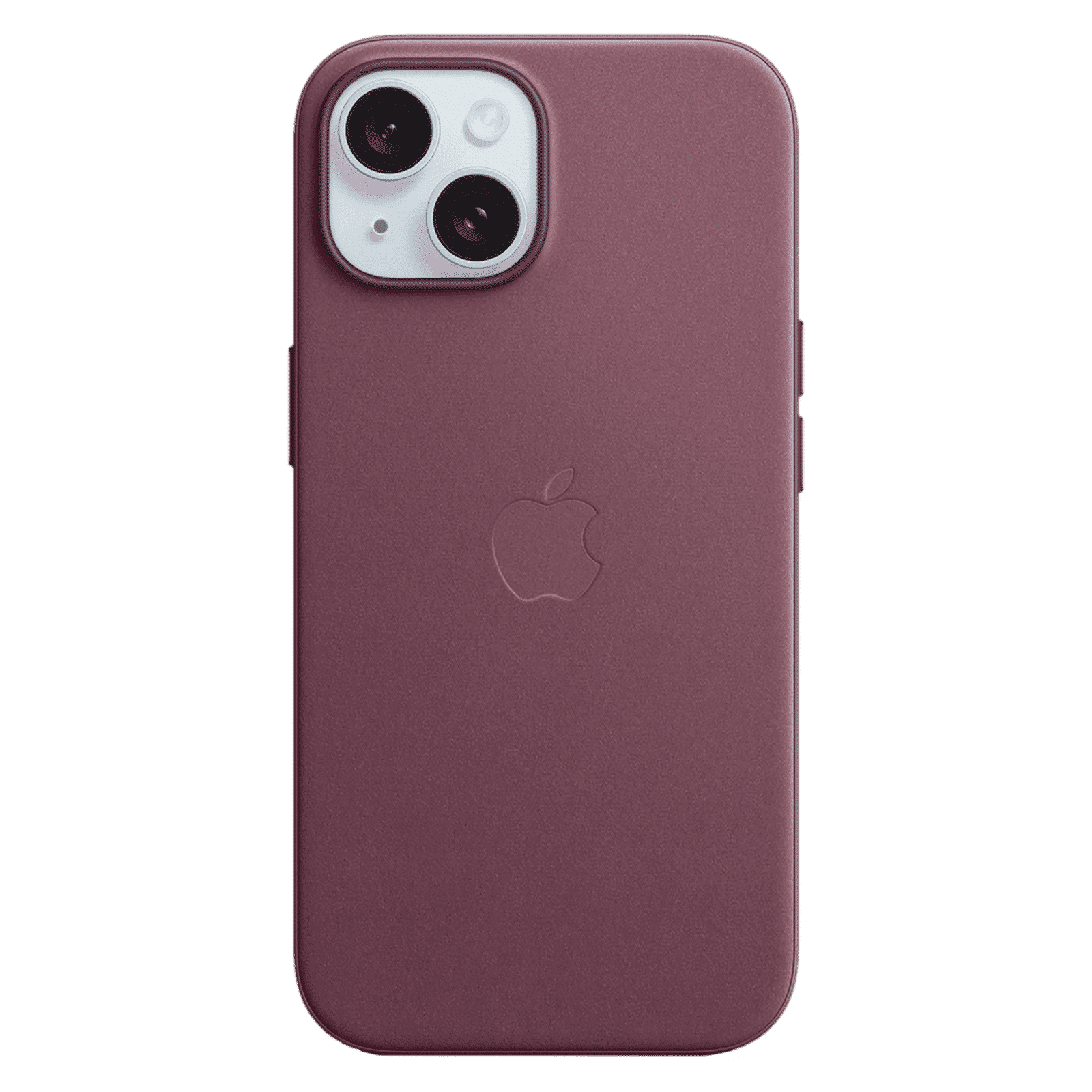 Apple Soft FineWoven Back Cover for Apple iPhone 15 (MagSafe Charging Support, Mulberry)_1