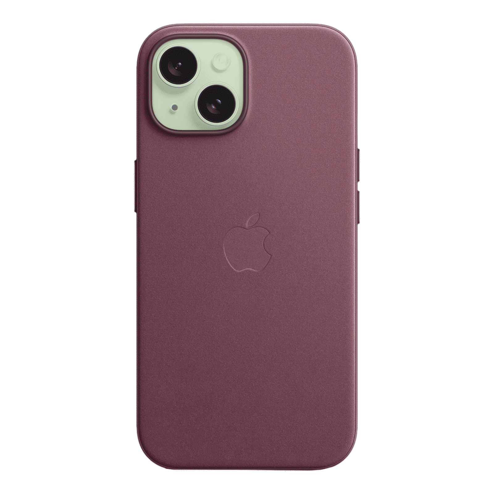 Apple Soft FineWoven Back Cover for Apple iPhone 15 (MagSafe Charging Support, Mulberry)_4