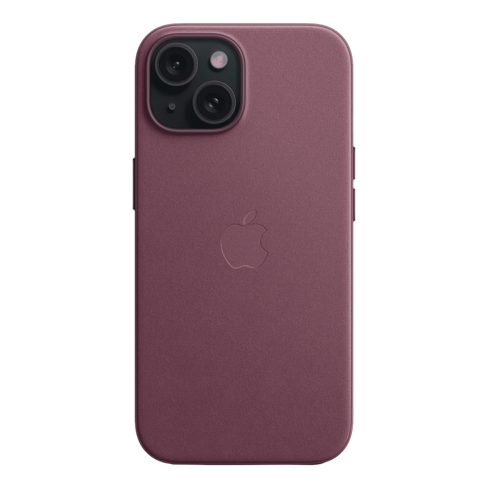 Apple Soft FineWoven Back Cover for Apple iPhone 15 (MagSafe Charging Support, Mulberry)_5