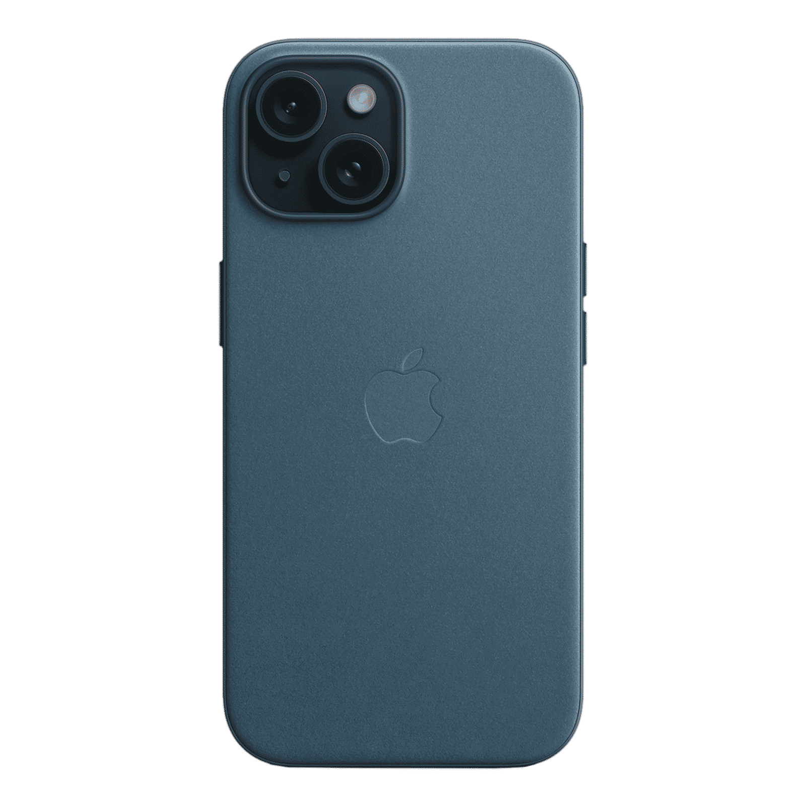 Apple Soft FineWoven Back Cover for Apple iPhone 15 (MagSafe Charging Support, Pacific Blue)_5