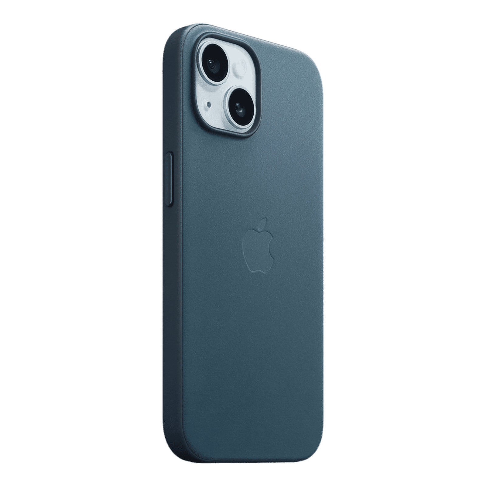 Apple Soft FineWoven Back Cover for Apple iPhone 15 (MagSafe Charging Support, Pacific Blue)_6