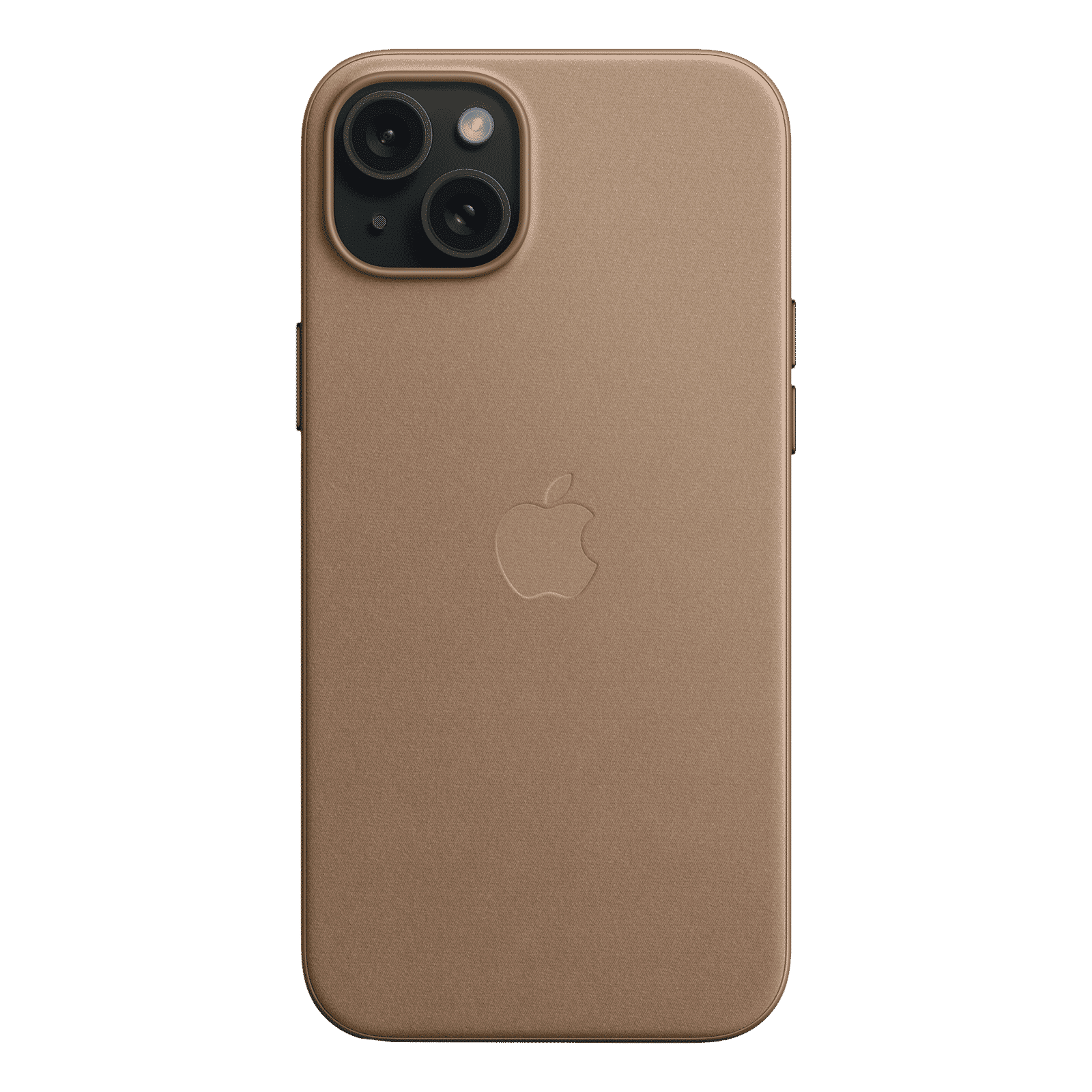 Apple Soft FineWoven Back Cover for Apple iPhone 15 Plus (MagSafe Charging Support, Taupe)_5