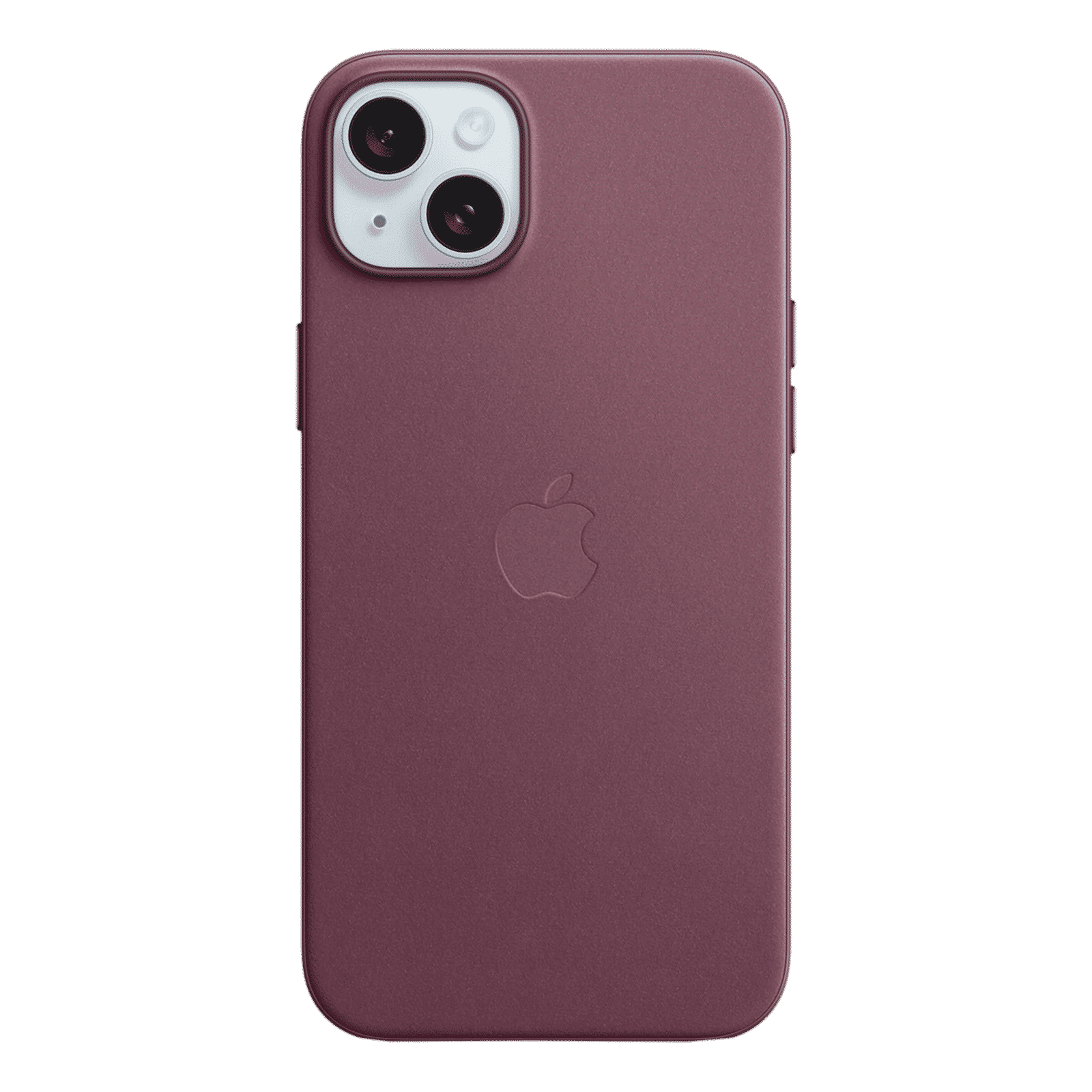 Apple Soft FineWoven Back Cover for Apple iPhone 15 Plus (MagSafe Charging Support, Mulberry)_1