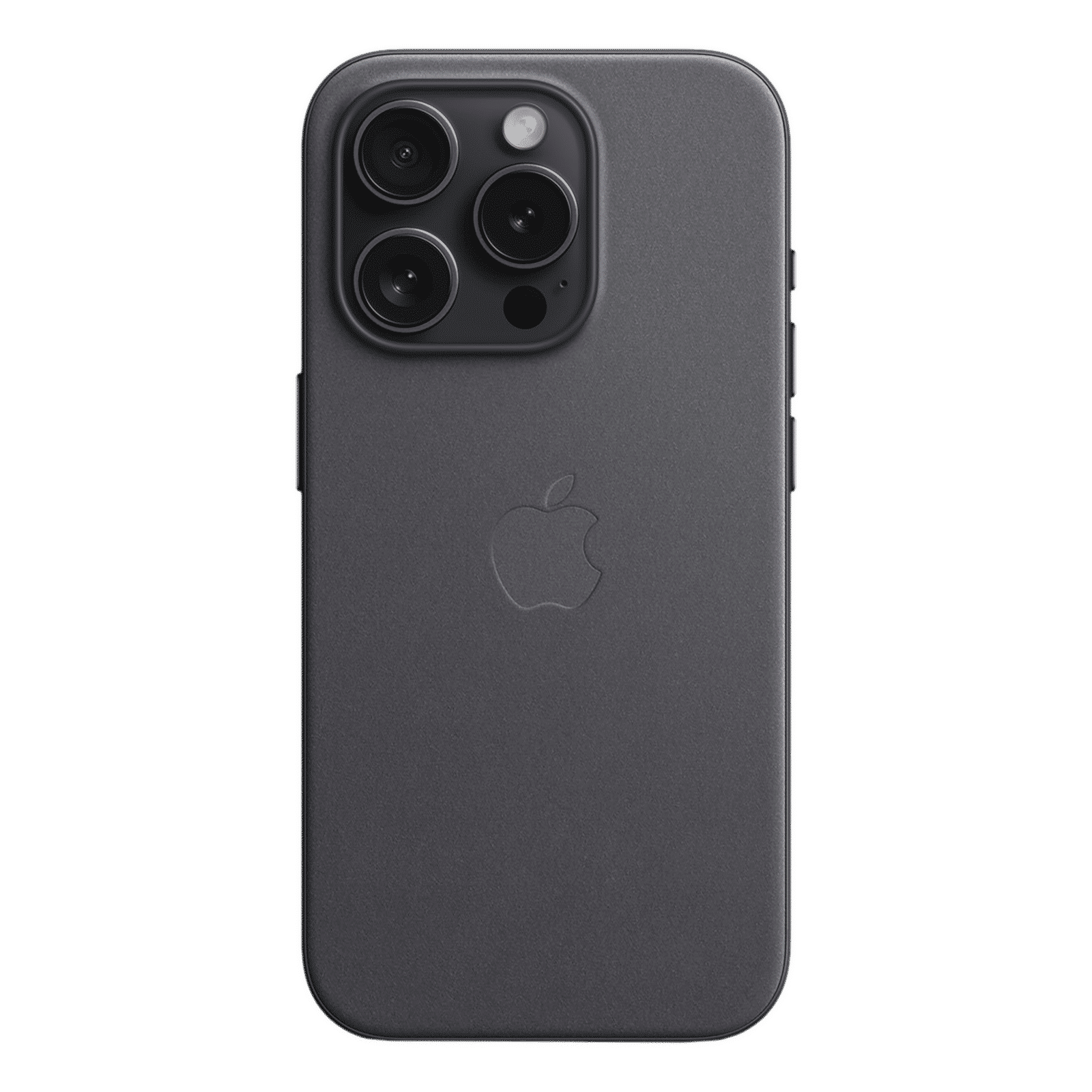 Apple Soft FineWoven Back Cover for Apple iPhone 15 Pro (MagSafe Charging Support, Black)_4