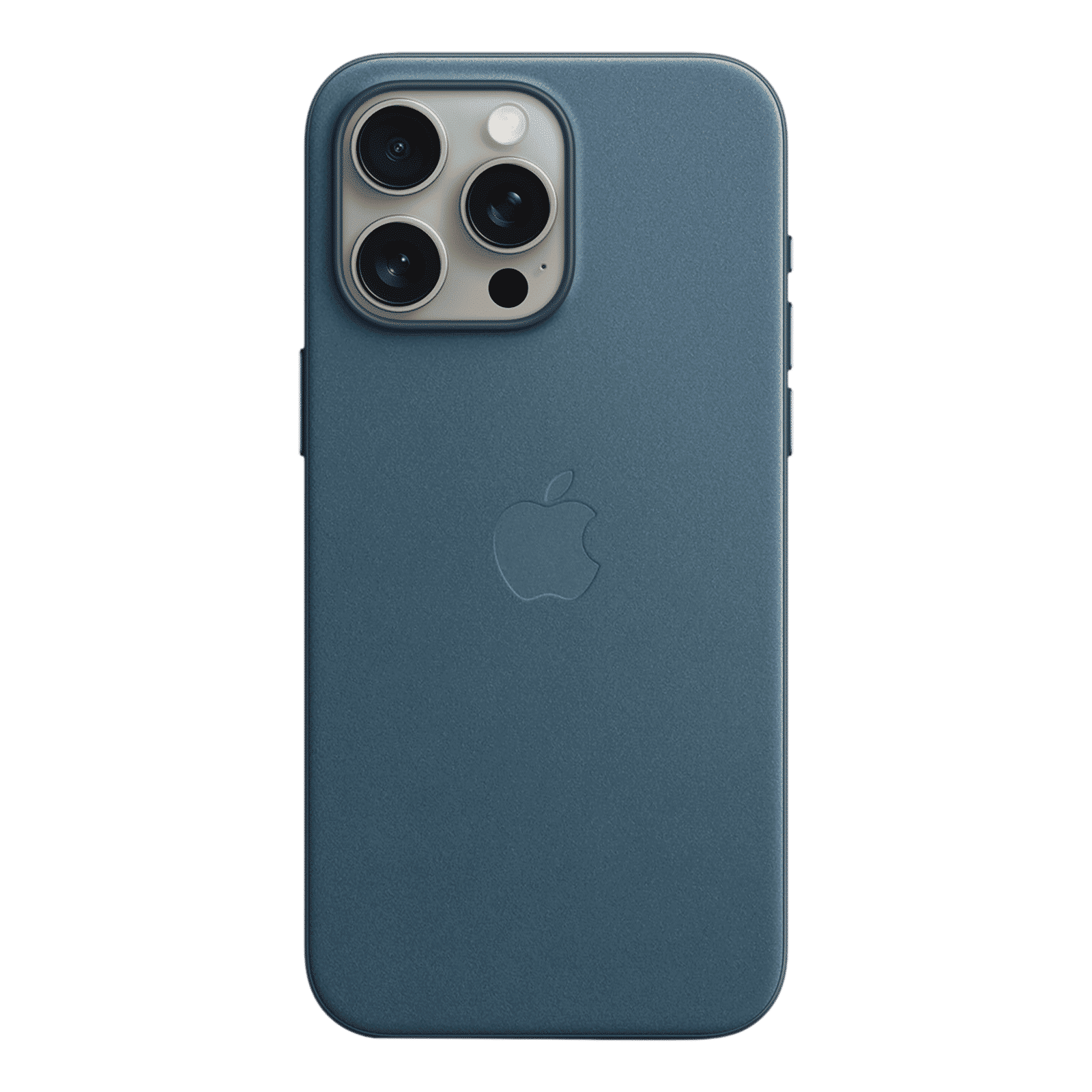 Apple Soft FineWoven Back Cover for Apple iPhone 15 Pro Max (MagSafe Charging Support, Pacific Blue)_1