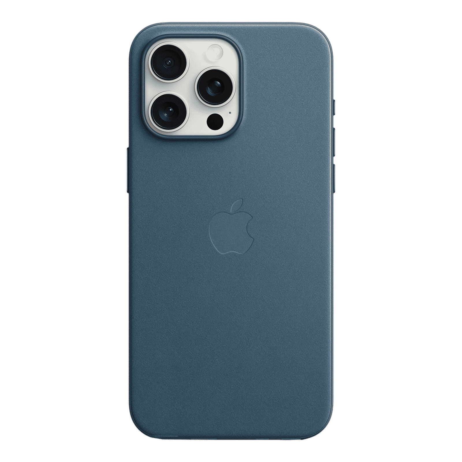 Apple Soft FineWoven Back Cover for Apple iPhone 15 Pro Max (MagSafe Charging Support, Pacific Blue)_3