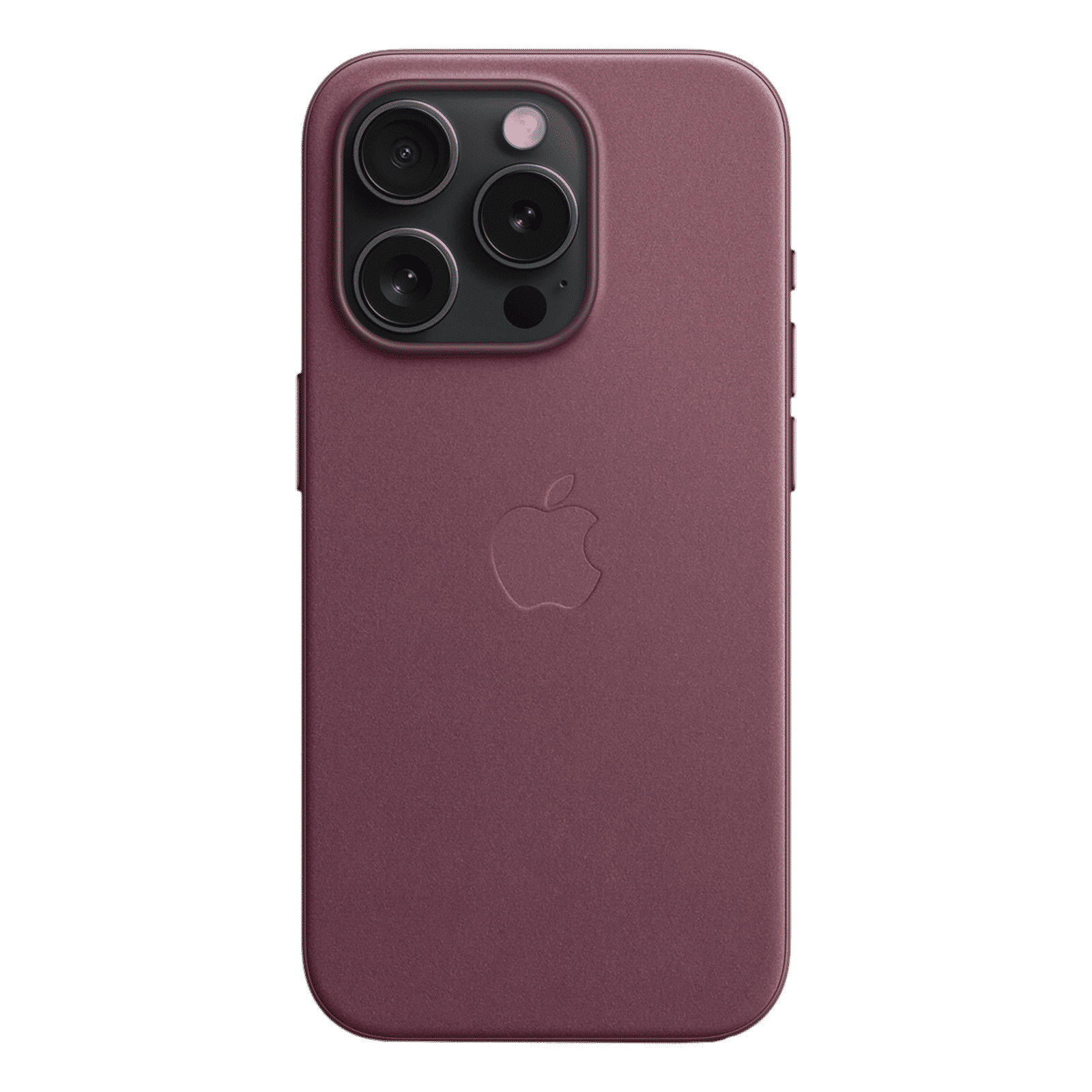 Apple Soft FineWoven Back Cover for Apple iPhone 15 Pro (MagSafe Charging Support, Mulberry)_4