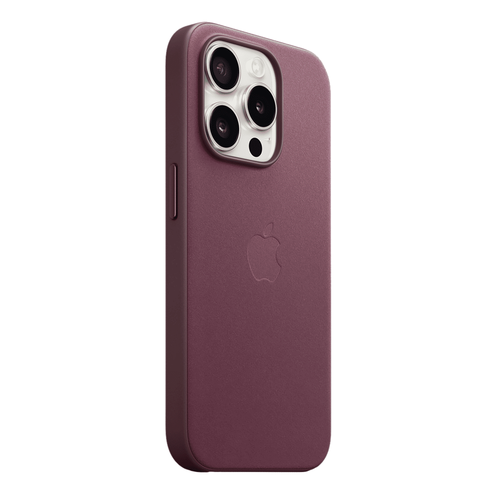 Apple Soft FineWoven Back Cover for Apple iPhone 15 Pro (MagSafe Charging Support, Mulberry)_5